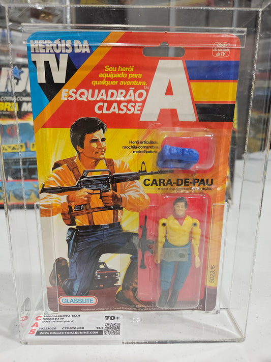 1984 Glasslite A-Team Herois Da TV Cara-De-Pau (Face) CAS 70+