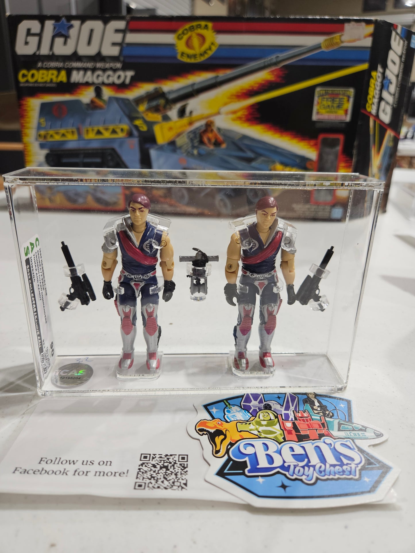 1985 Hasbro GI Joe Crimson Guard Commanders CAS 90 Loose