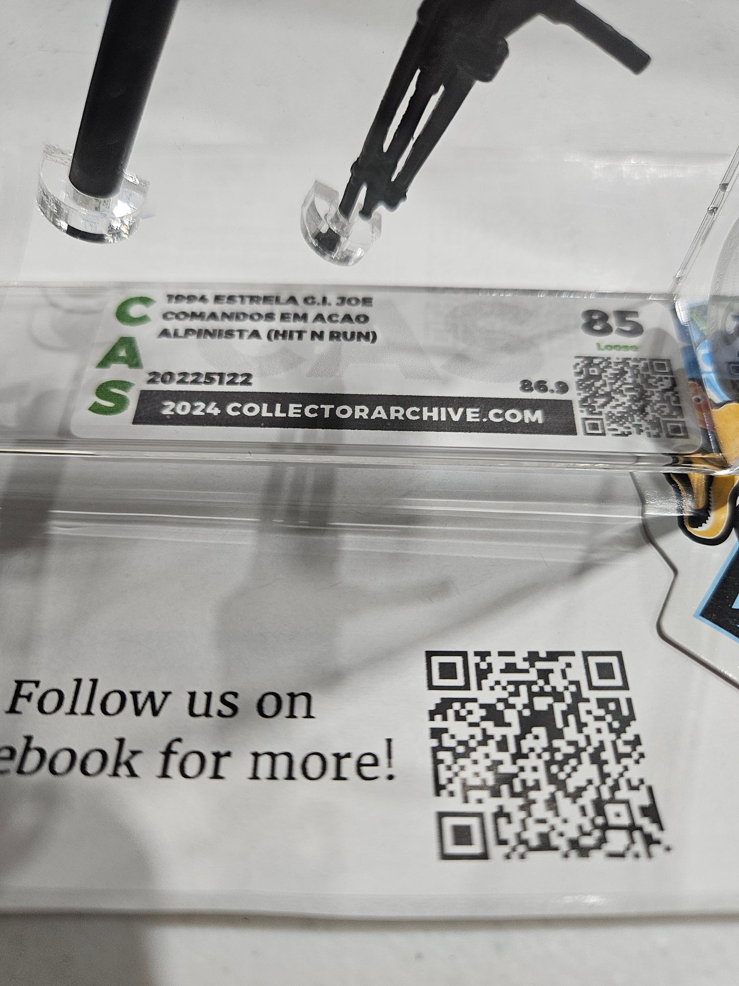 1994 Estrela GI Joe Alpinista (Hit n Run)  CAS 85 Loose