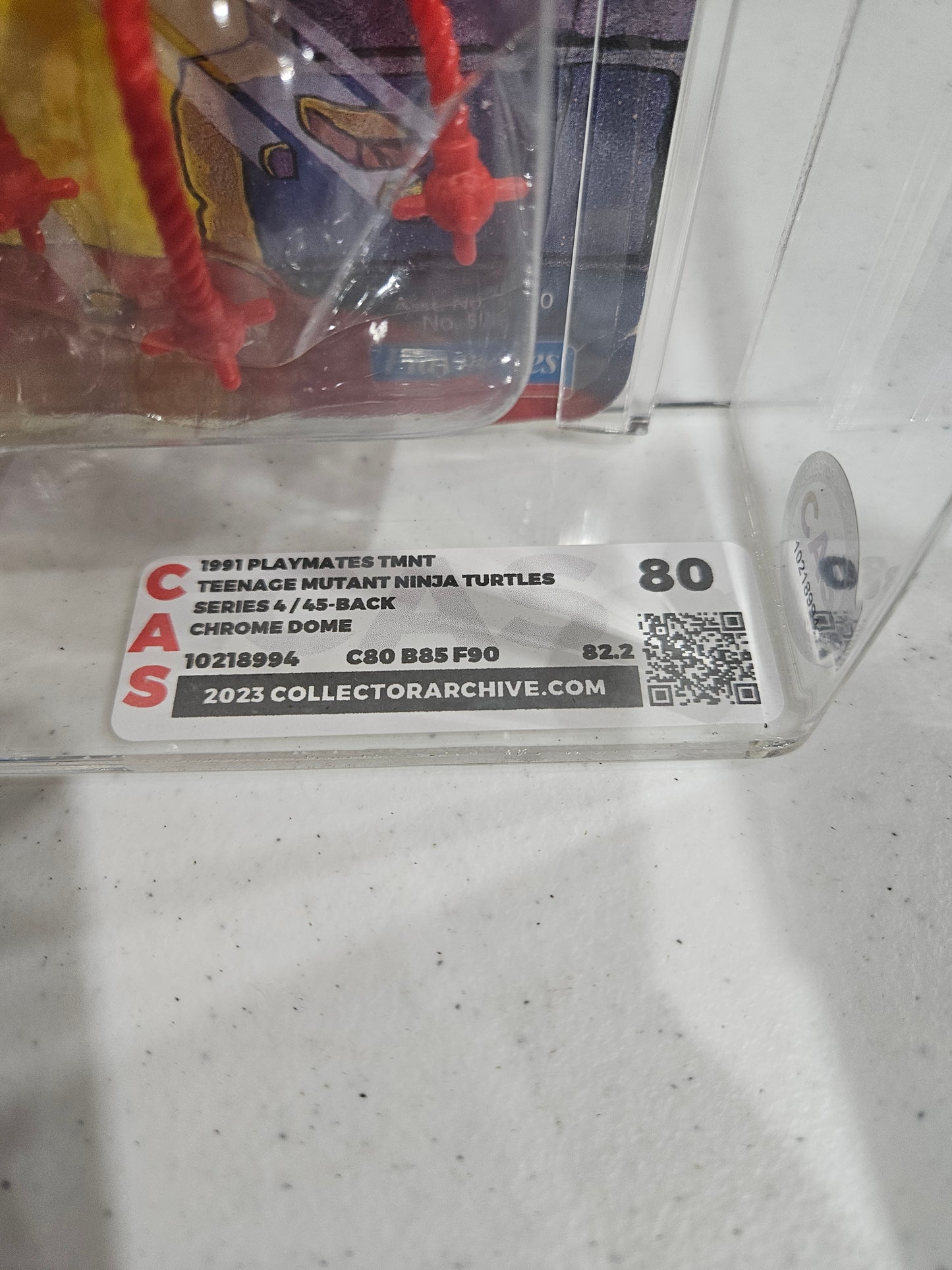 1991 Playmates TMNT Chrome Dome CAS 80