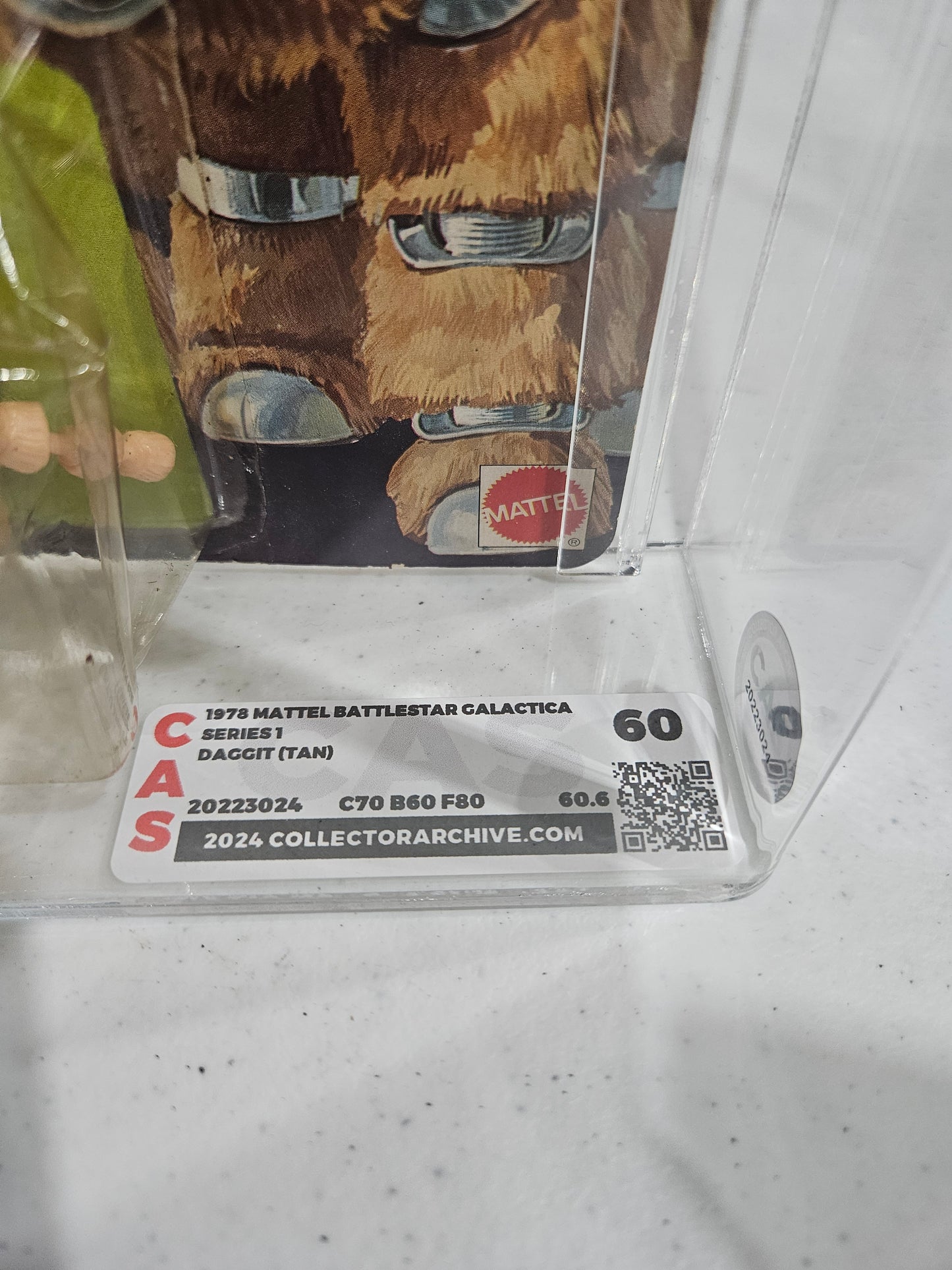 1978 Mattel Battlestar Galactica Daggit (Tan) CAS 60