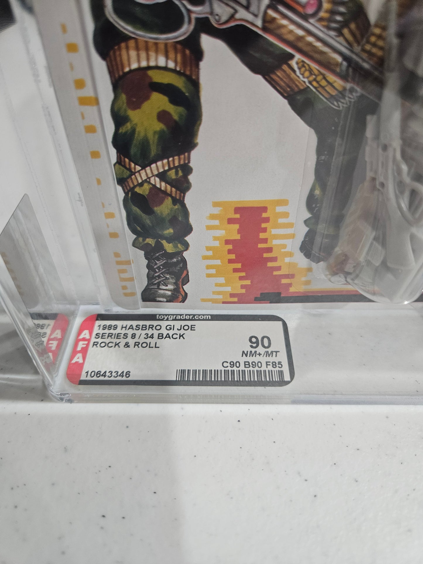 1989 Hasbro GI Joe Rock & Roll AFA 90 NM+/MT