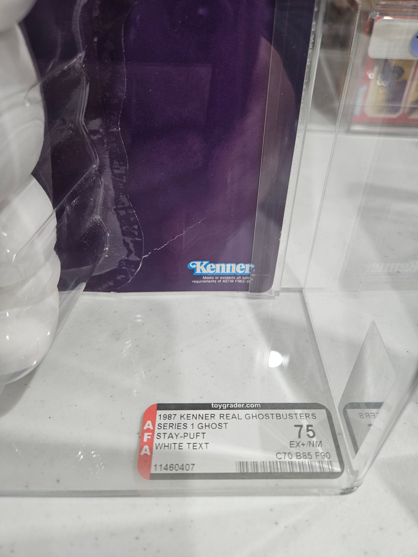 1987 Kenner The Real Ghostbusters Stay-Puft AFA 75 EX+/NM