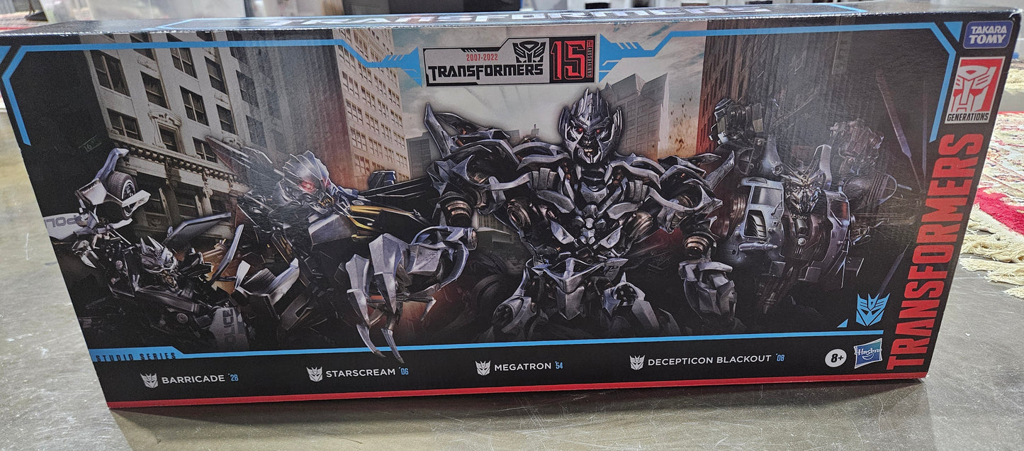 2022 Hasbro Transformers 15th Anniversary Decepticons Set