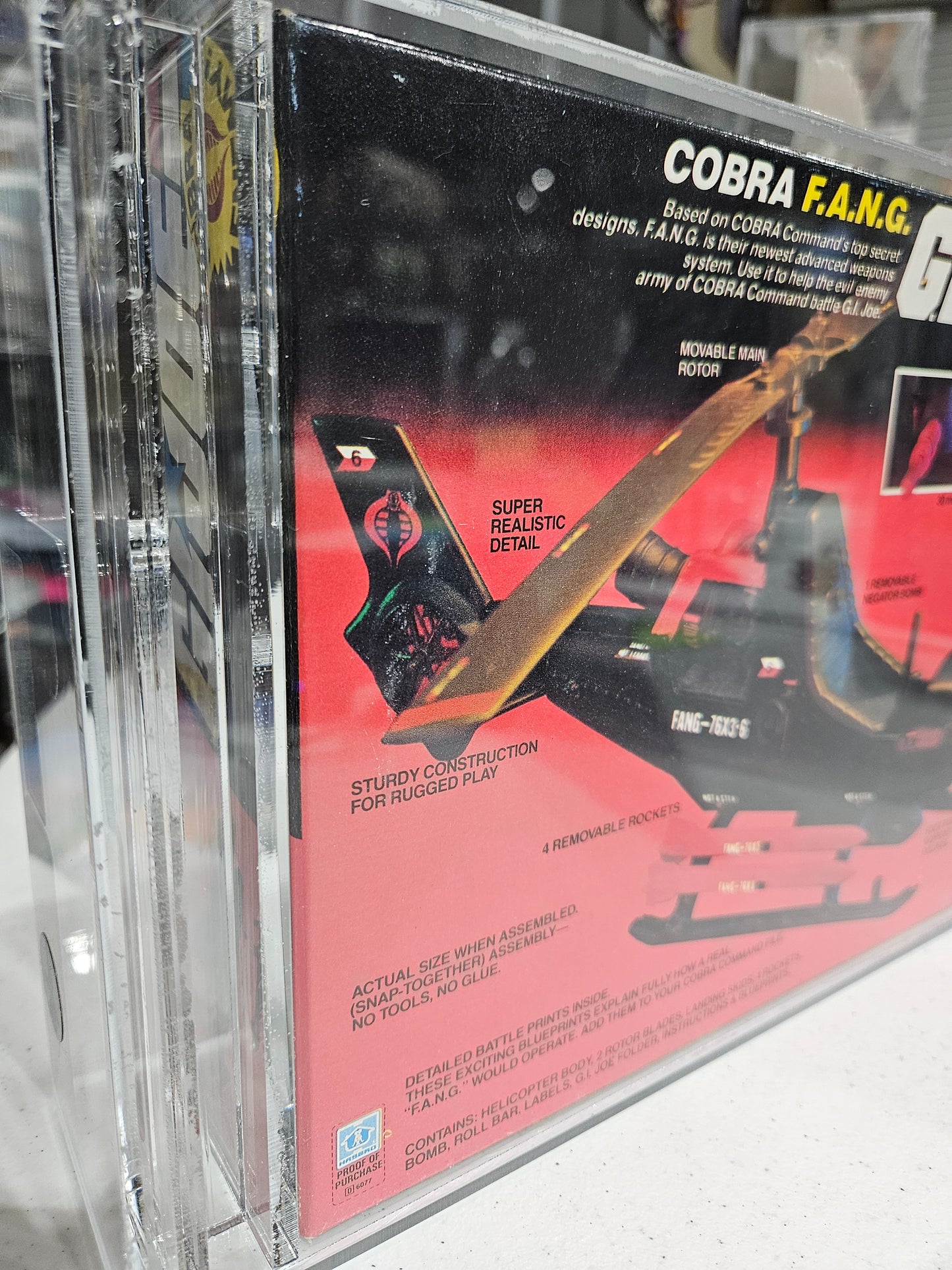 1983 Hasbro GI Joe Cobra FANG AFA 85 NM+