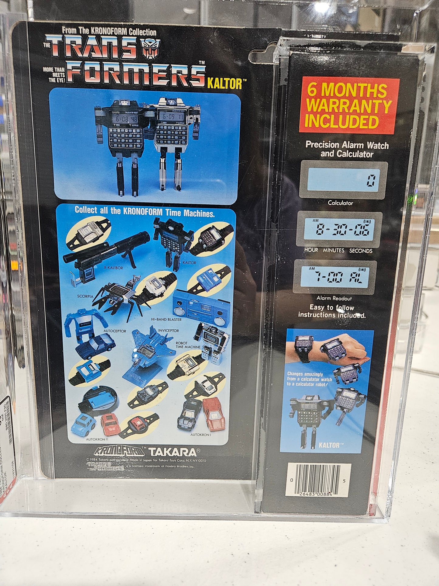 1984 Takara Transformers Kronoform Collection Kaltor AFA 80 NM