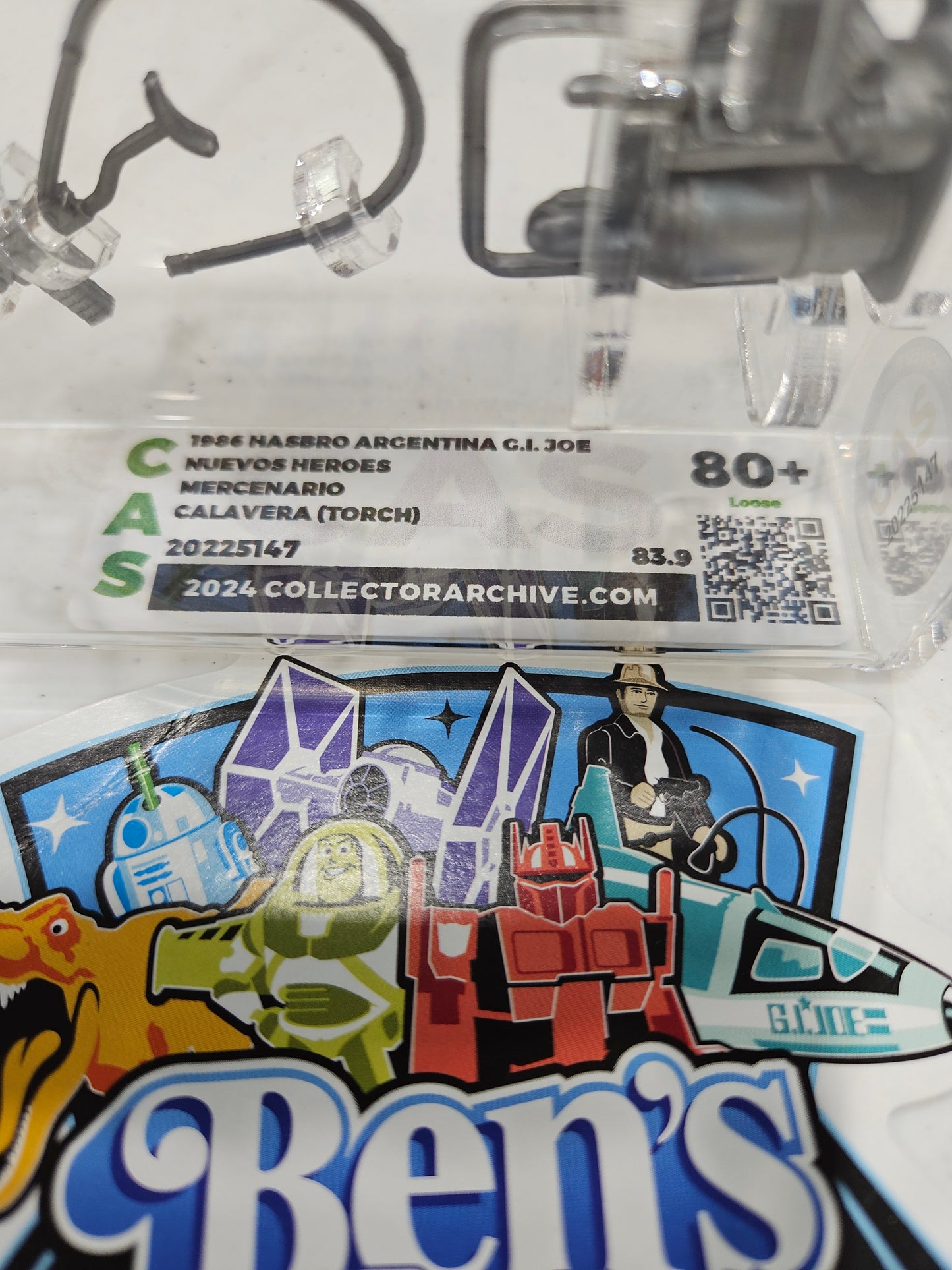 1986 Hasbro Argentina GI Joe Calavera (Torch) CAS 80+