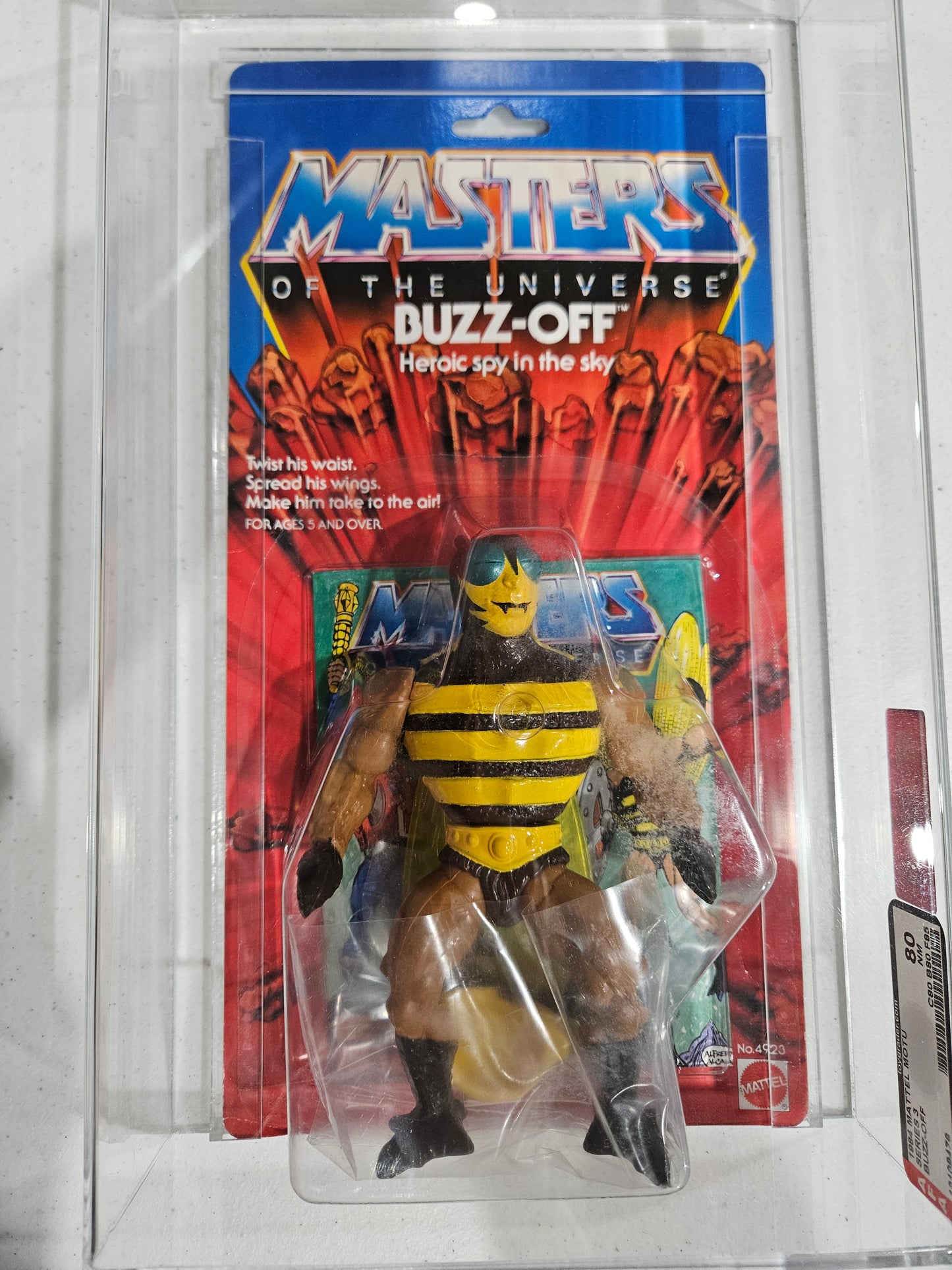 1984 Mattel MOTU Buzz-Off AFA 80 NM
