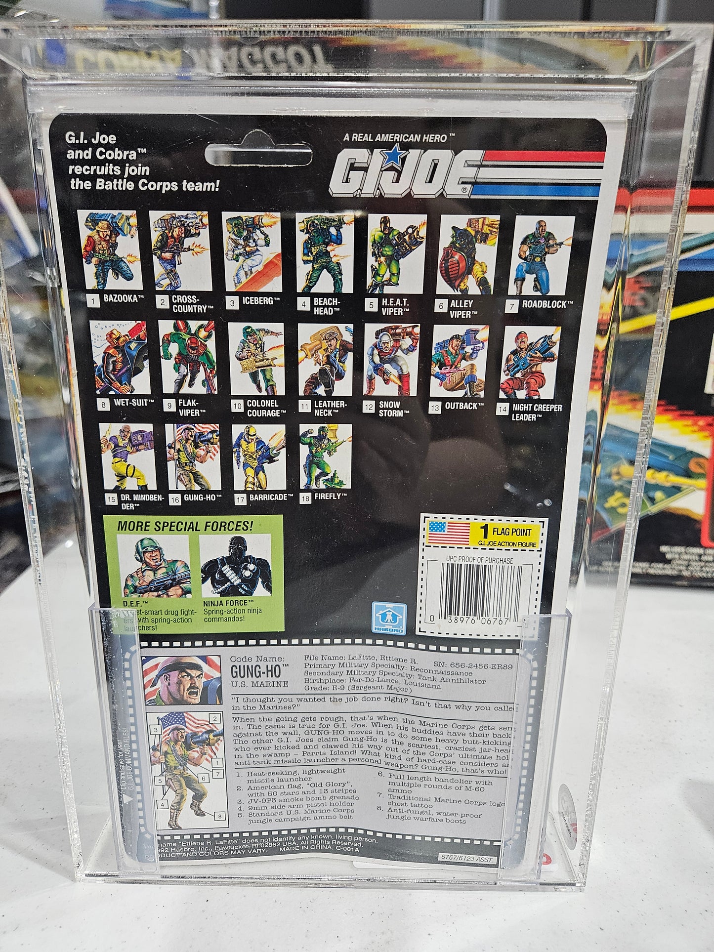 1993 Hasbro GI Joe Battle Corps Gung-Ho CAS 85