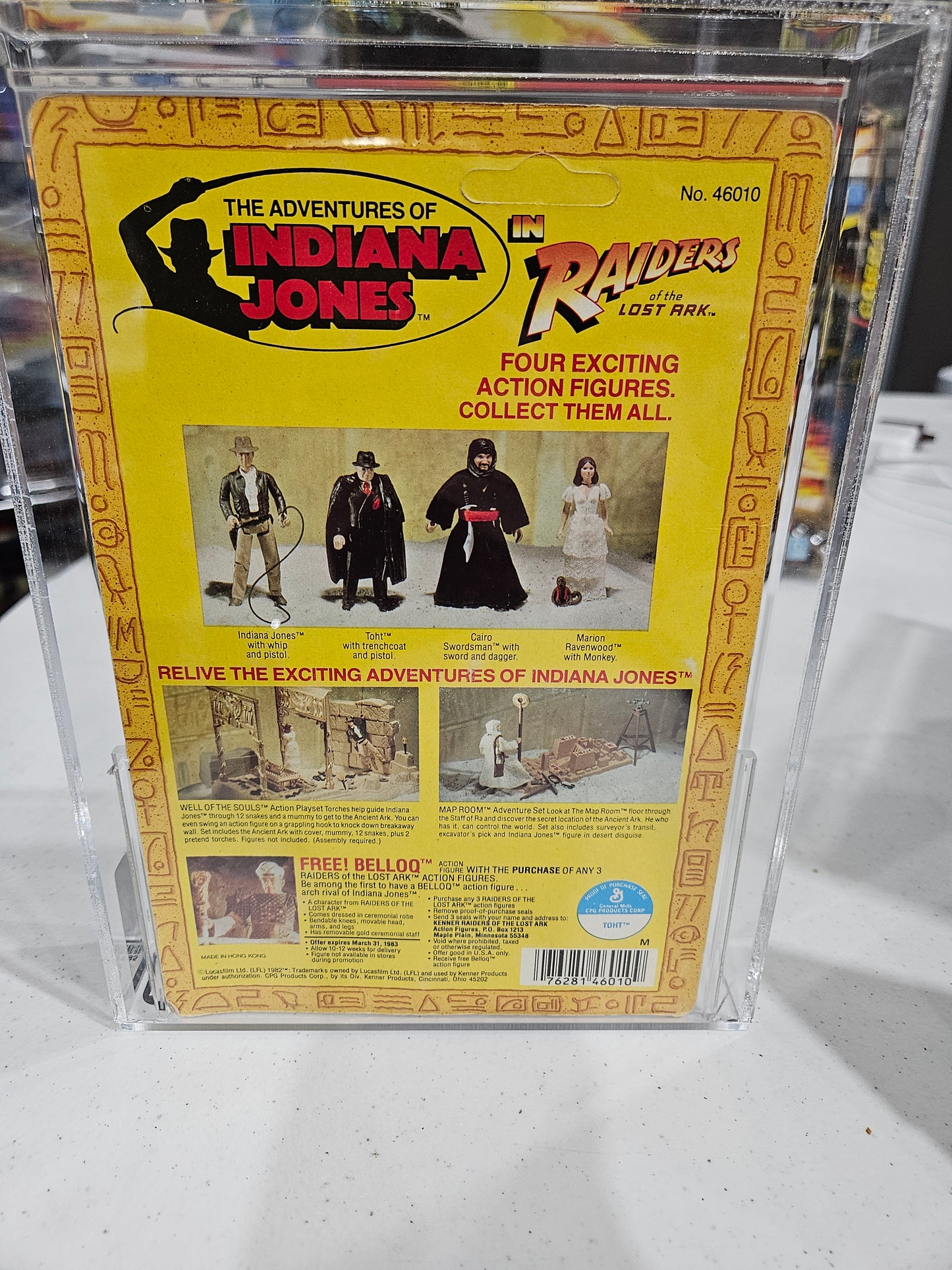 1982 Kenner Indiana Jones Toht AFA 80