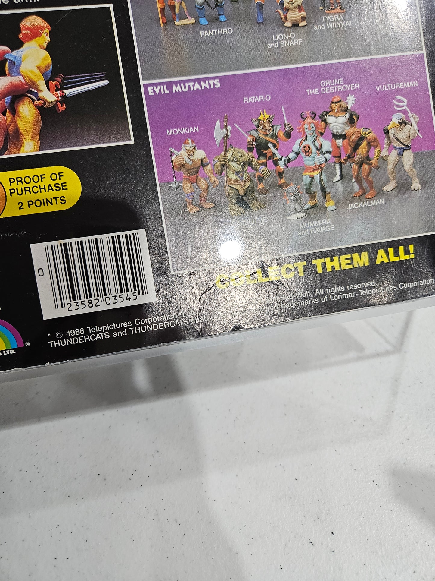 1986 LJN Toys Thundercats Rataro-O AFA 75 EX+/NM