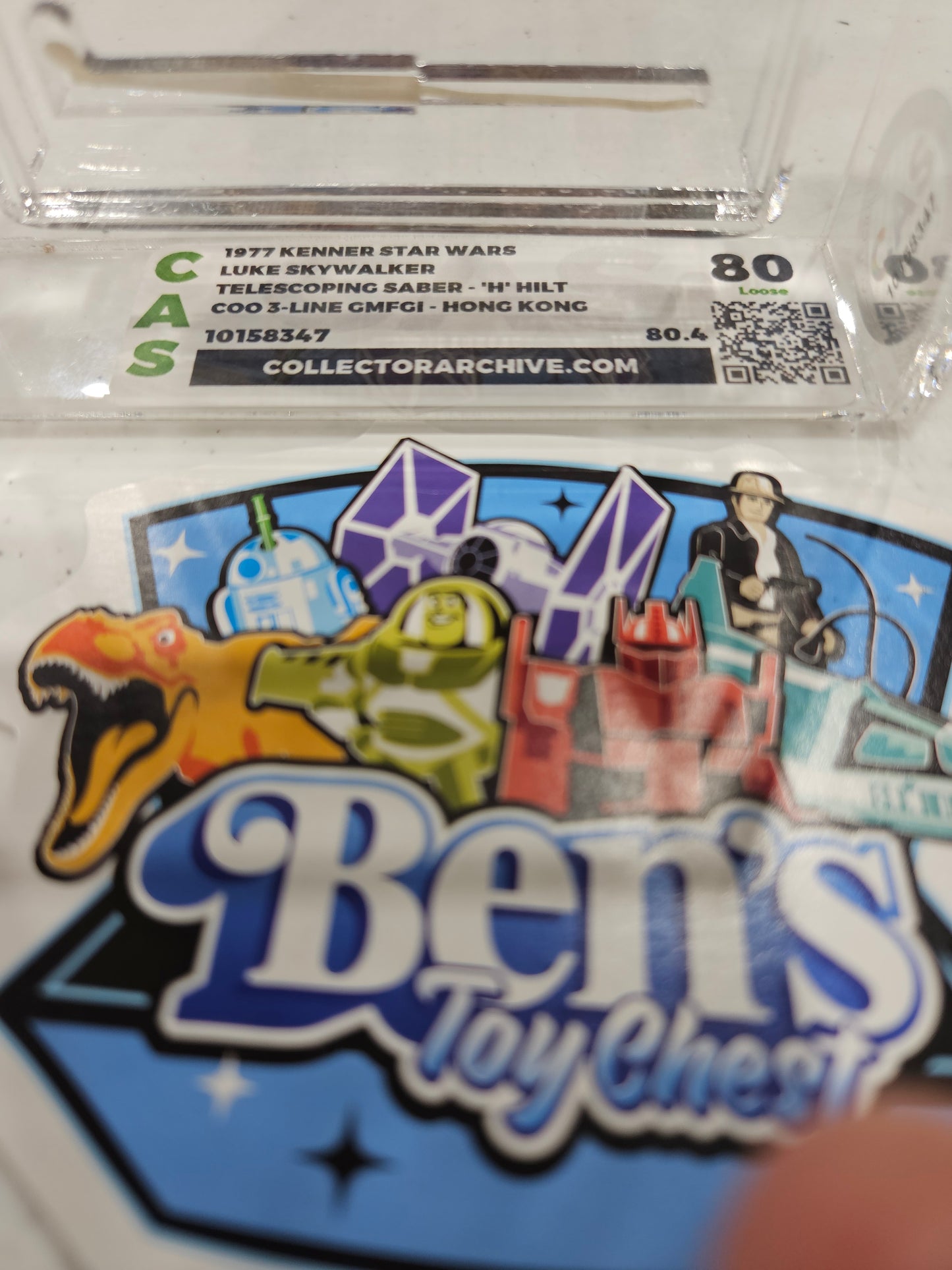 1977 Kenner Star Wars Luke Skywalker Telescoping Saber "H" Hilt CAS 80