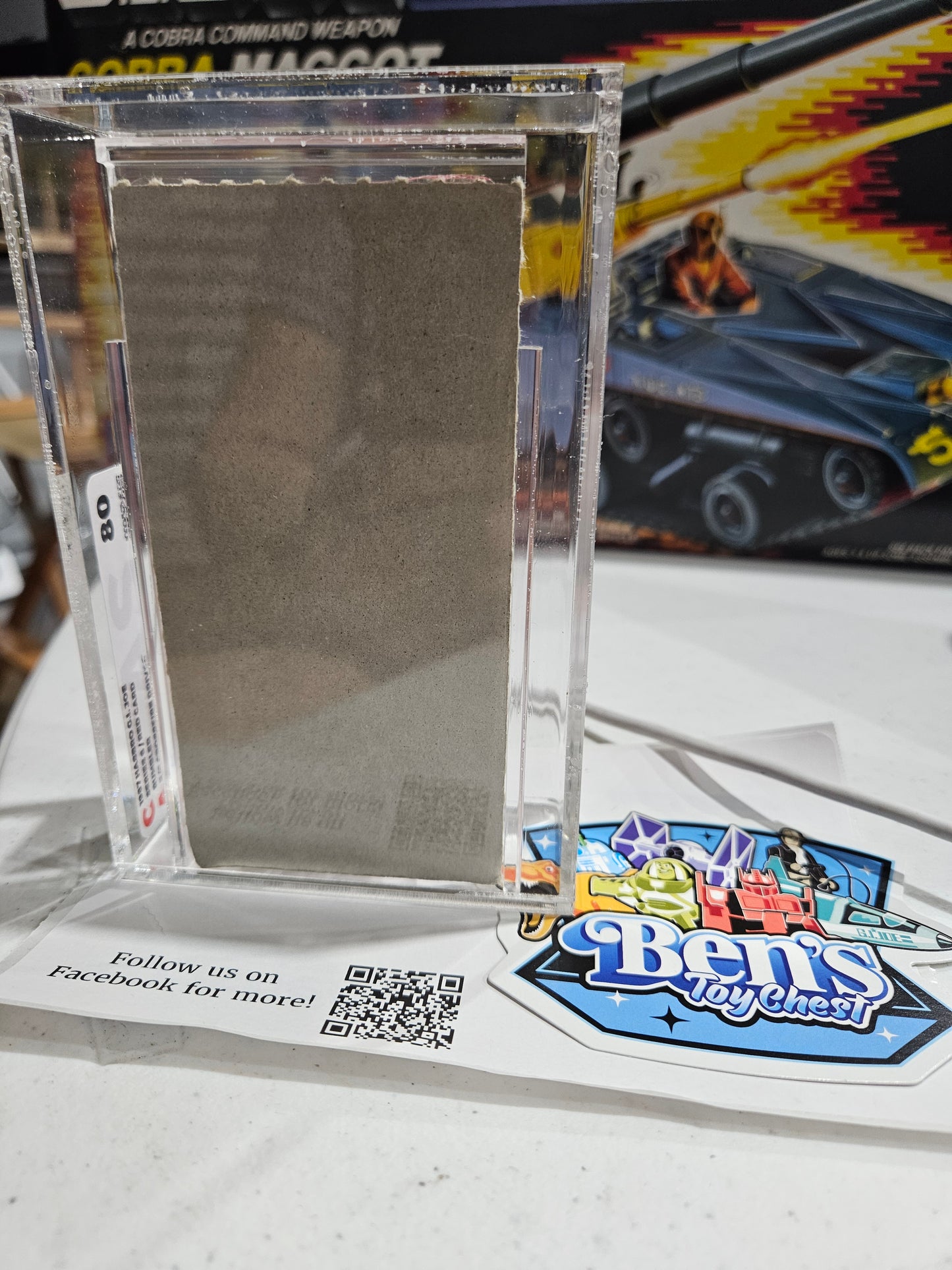 1987 Hasbro GI Joe Rumbler Red Card CAS 80