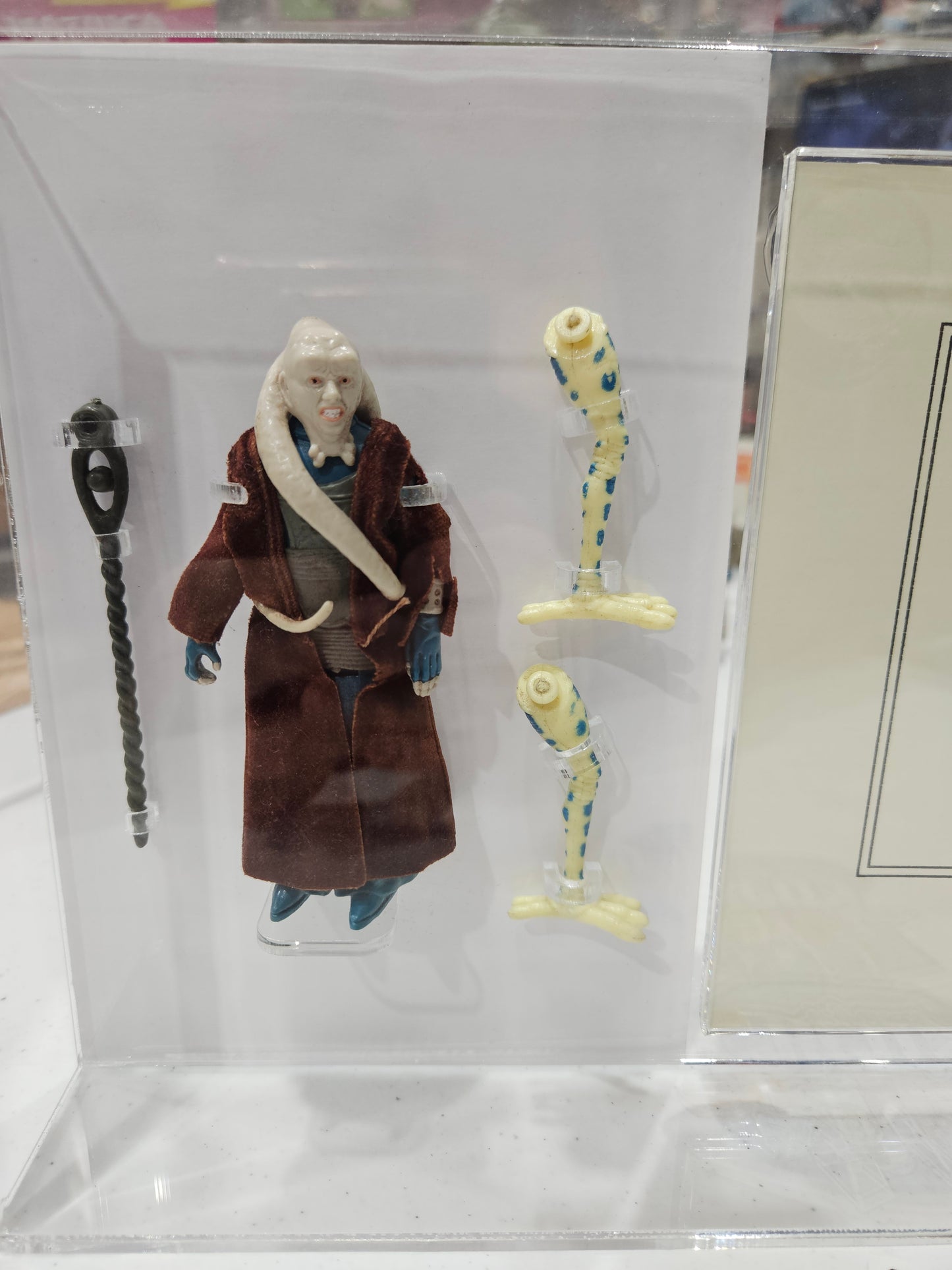 1984 Lili Ledy Star Wars Bib Fortuna ROTJ Brown Cape CAS 70