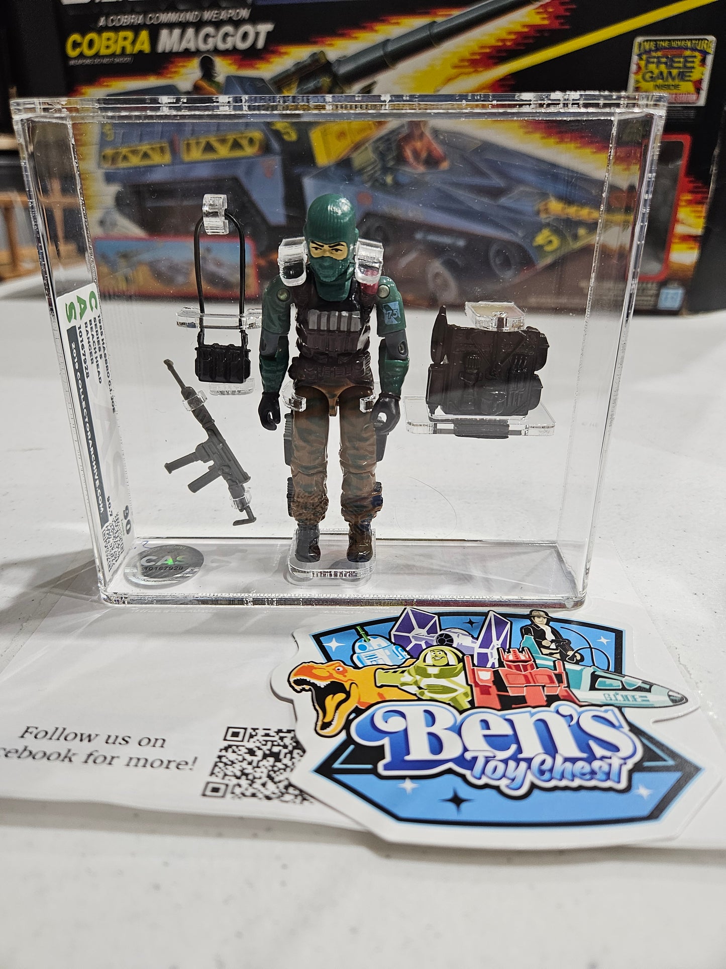 1985 Hasbro GI Joe Beach Head Ranger CAS 90 Loose