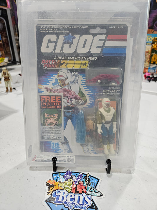 1989 Hasbro GI Joe Dee-Jay Comm-Tech Trooper CAS 85+
