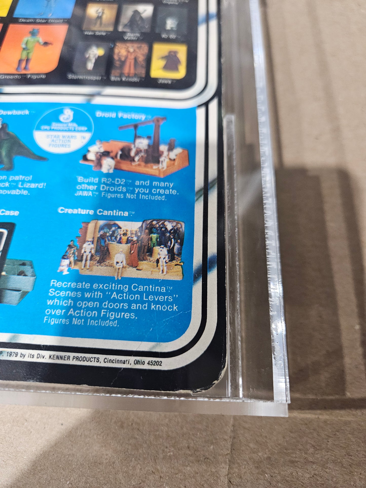 1979 Kenner Star Wars Luke Skywalker 21 Back AFA 80