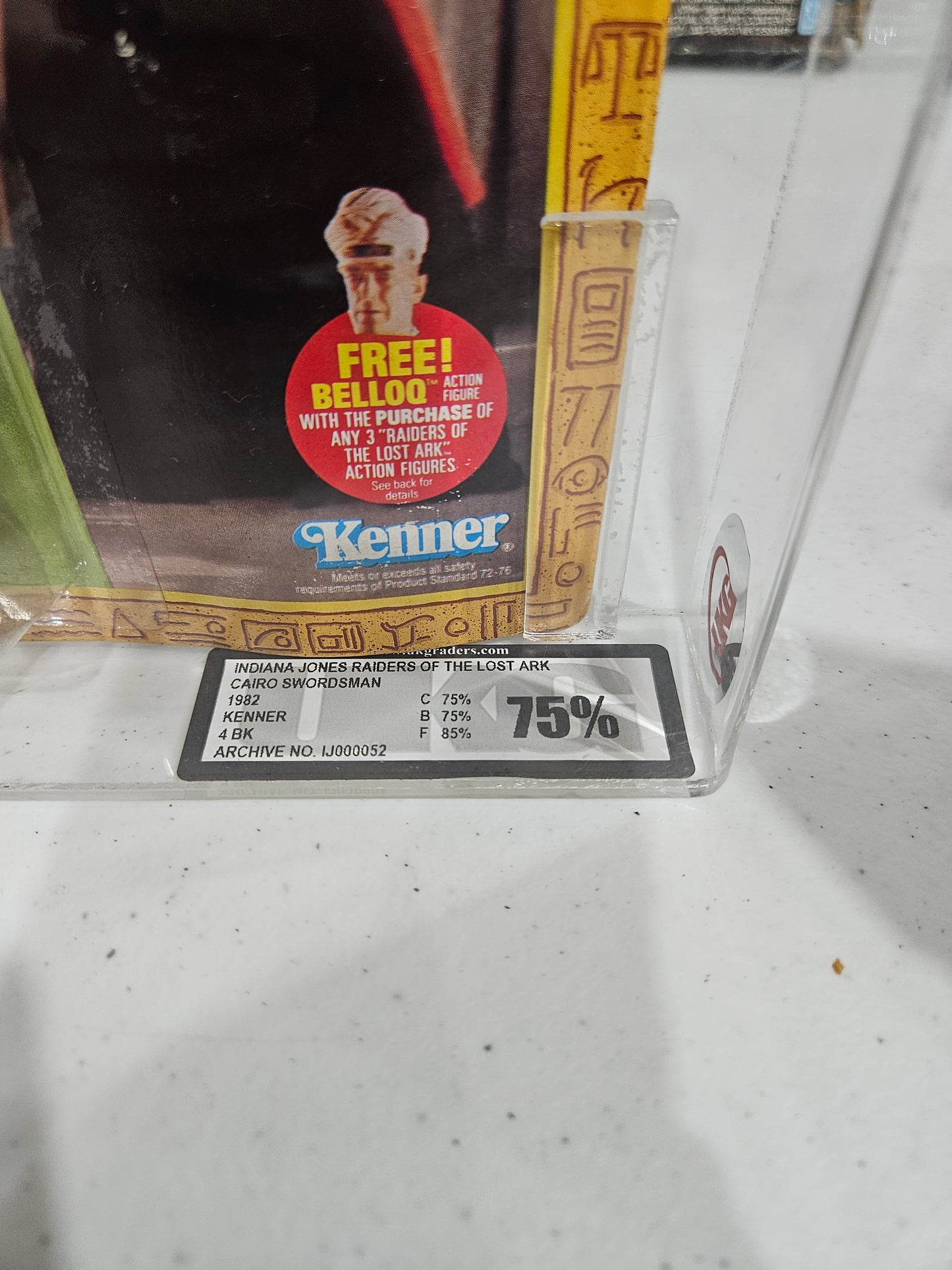 1982 Kenner Indiana Jones Cairo Swordsman UKG 75%