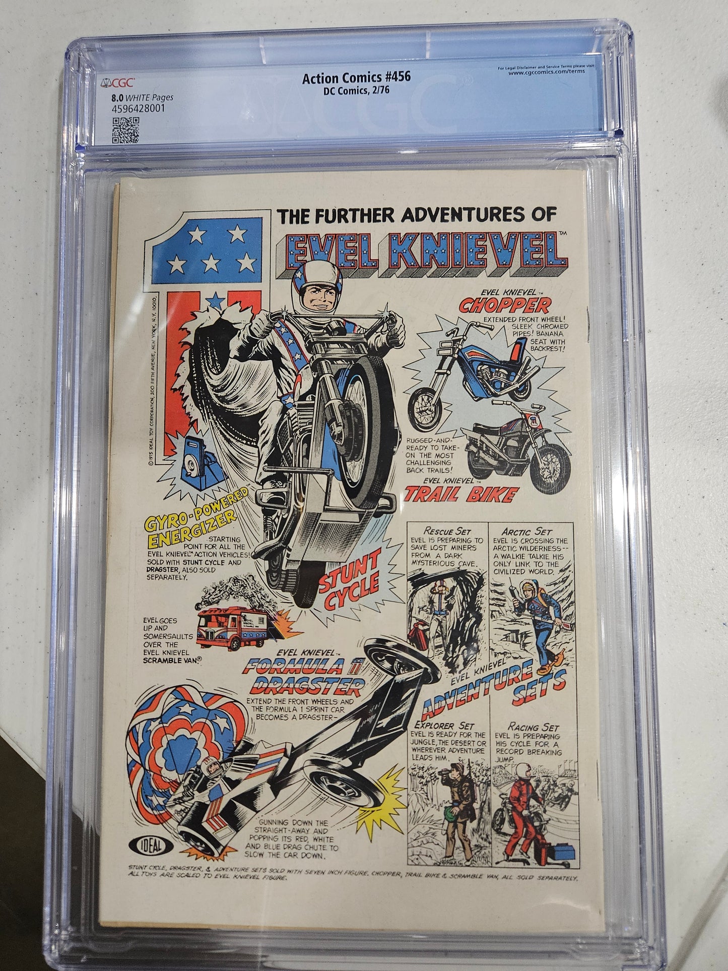1976 DC Action Comics #456 CGC 8.0