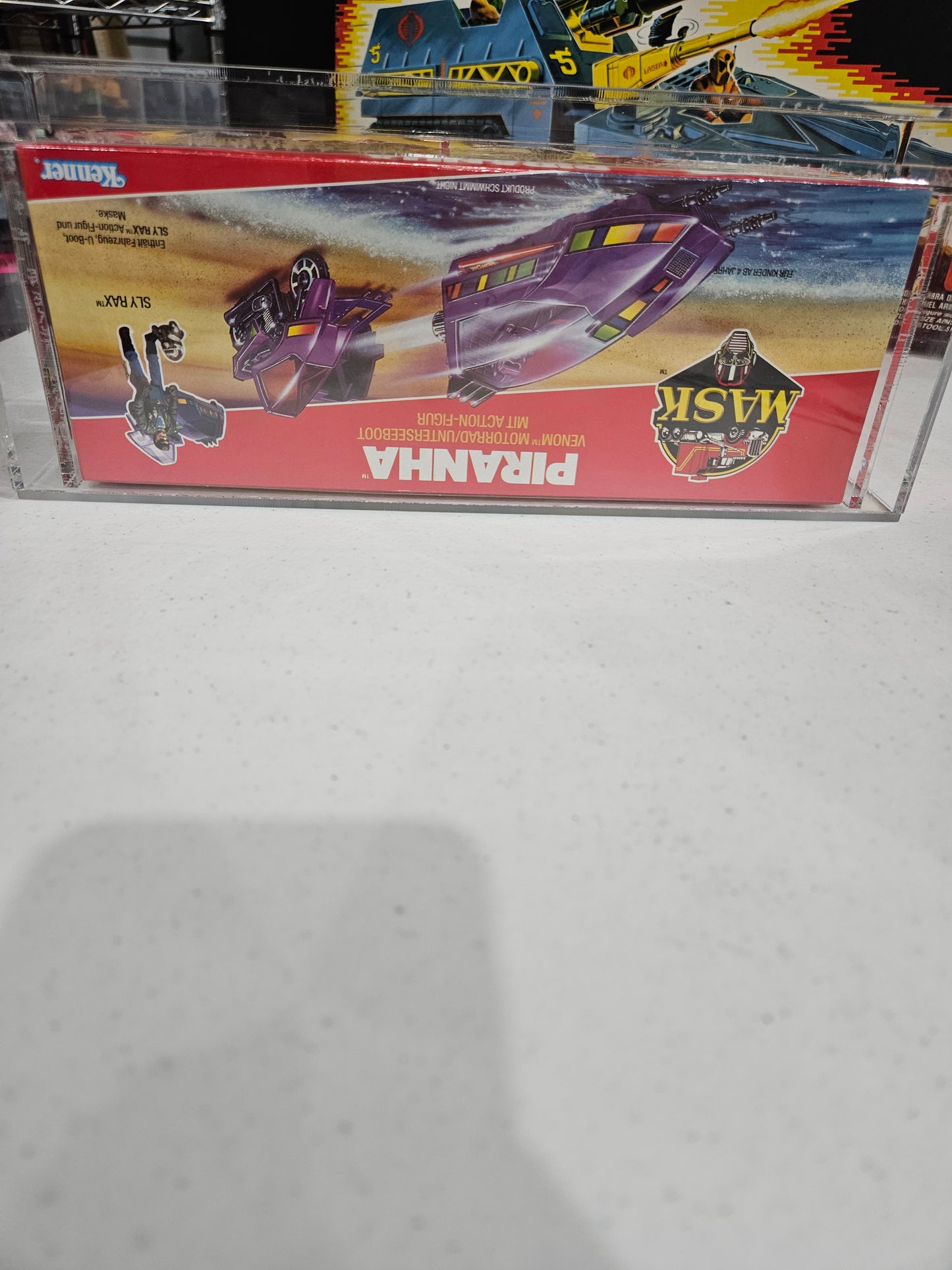 1985 Kenner Europe MASK Piranha AFA 85