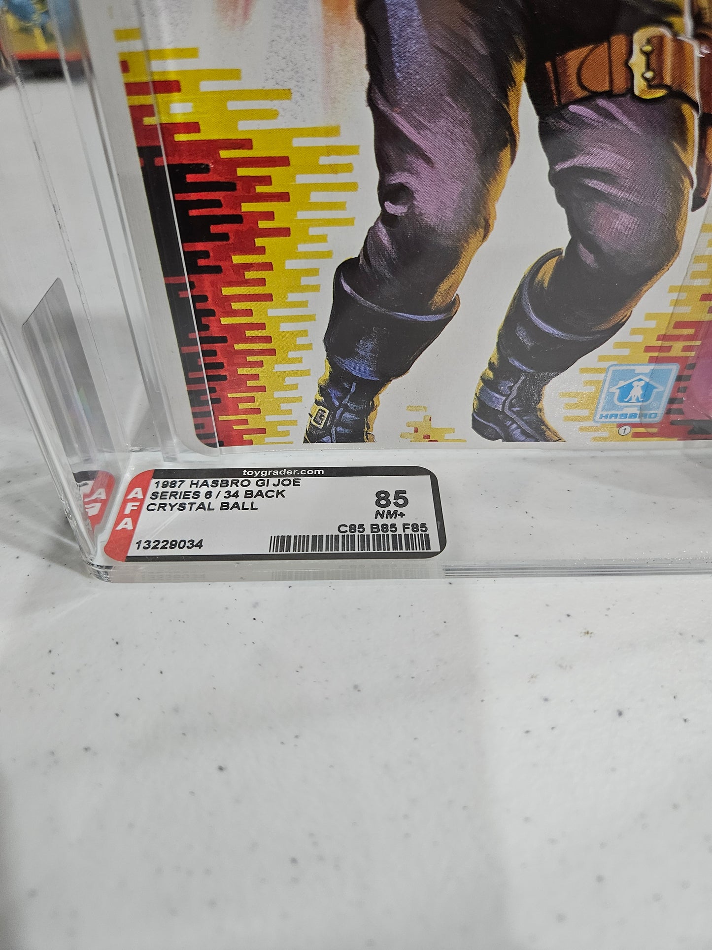 1987 Hasbro GI Joe Crystal Ball AFA 85