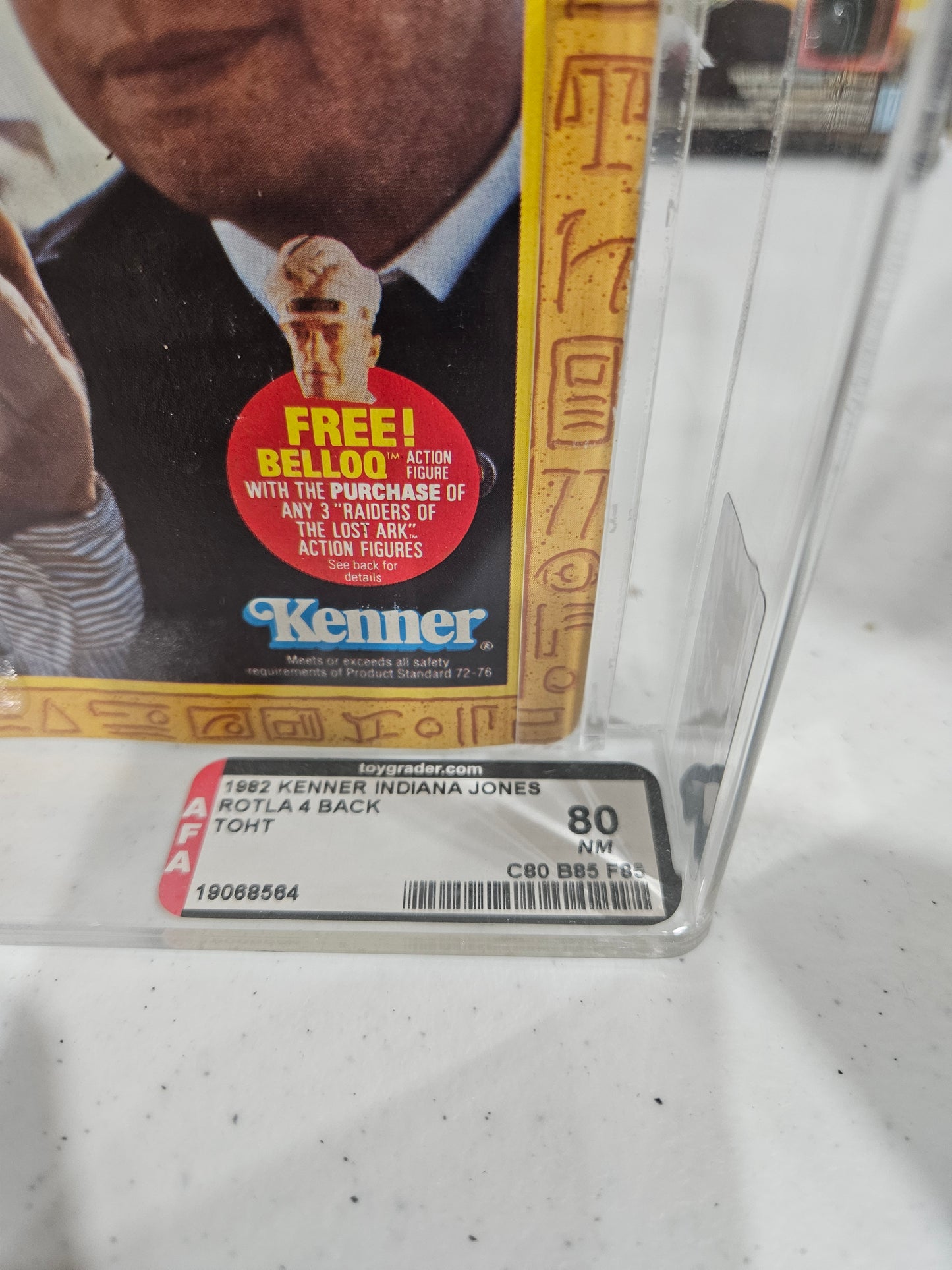 1982 Kenner Indiana Jones Toht AFA 80
