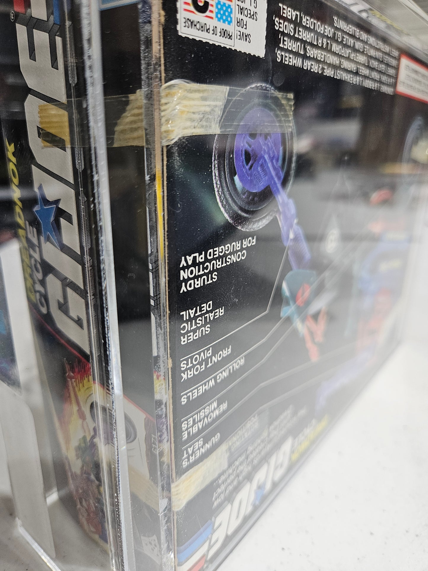 1986 Hasbro GI Joe Dreadnok Cycle AFA 80+ NM