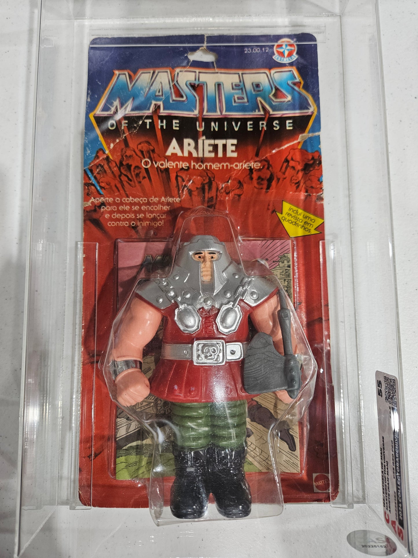 1982 Estrela MOTU Ariete (Ram-Man) CAS 55