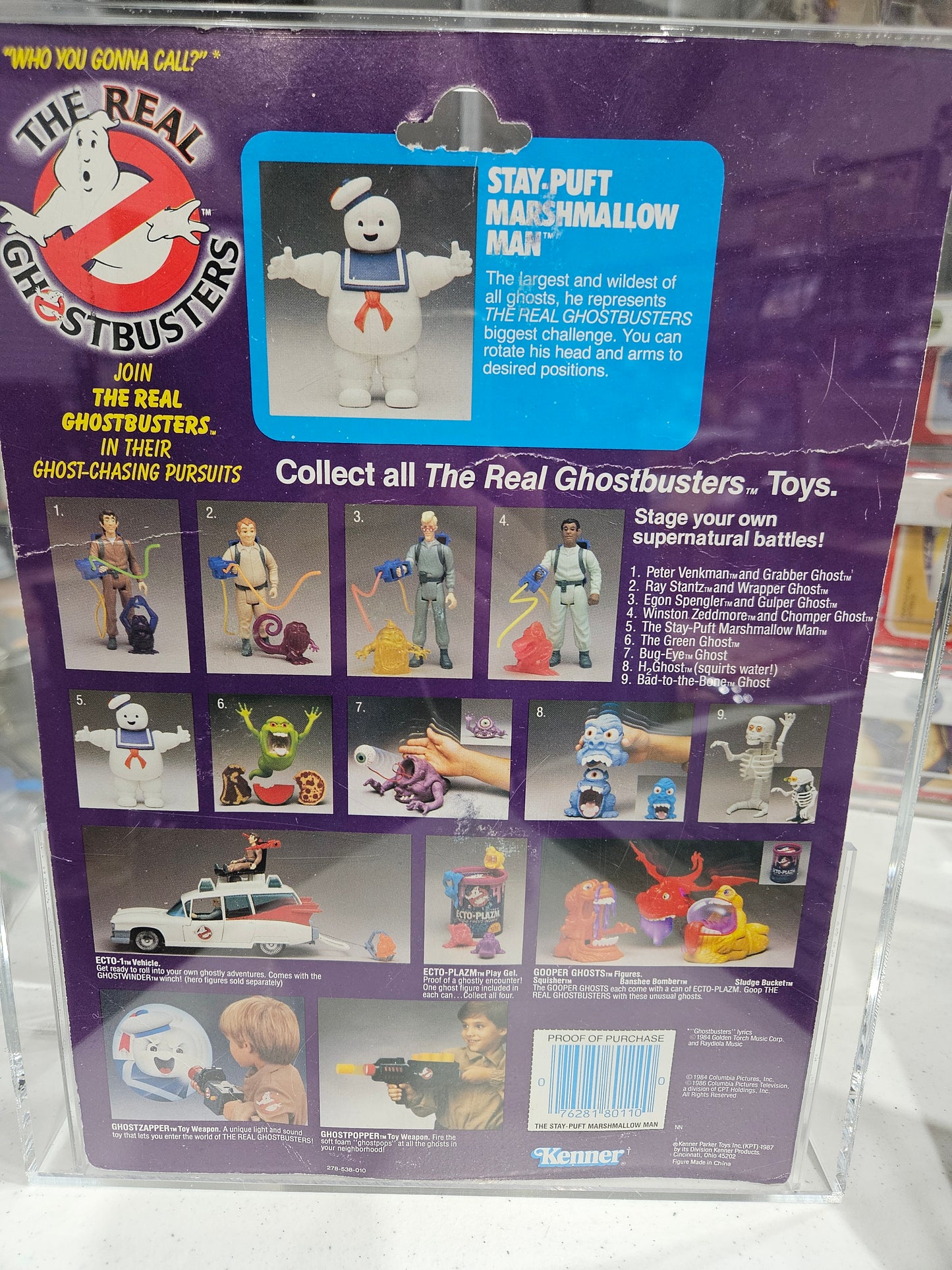 1987 Kenner The Real Ghostbusters Stay-Puft AFA 75 EX+/NM