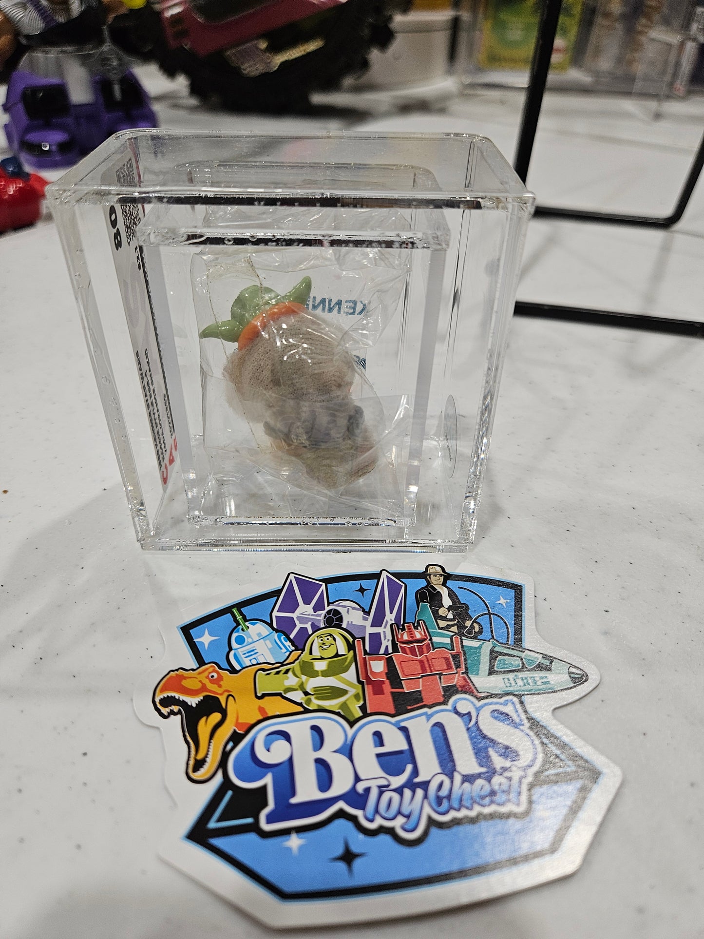 1980 Kenner Star Wars Baggie Style Yoda (Orange Snake) CAS 80