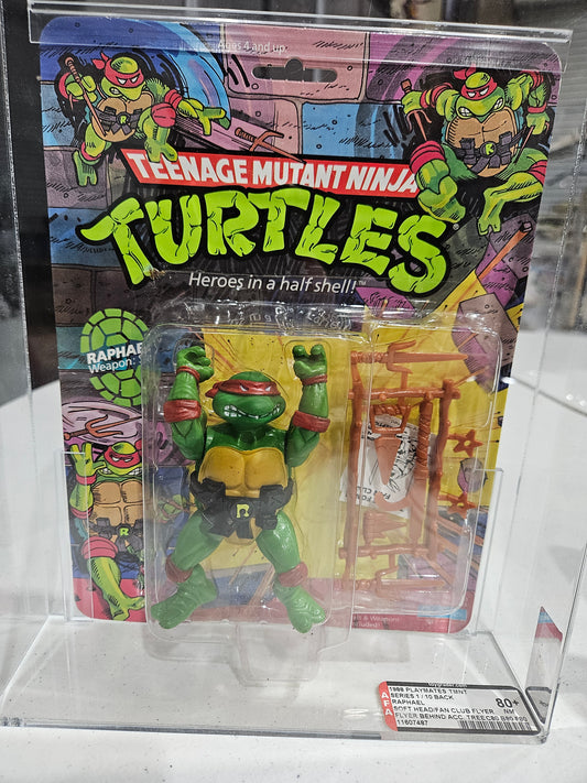 1988 Playmates TMNT Raphael AFA 80+ NM