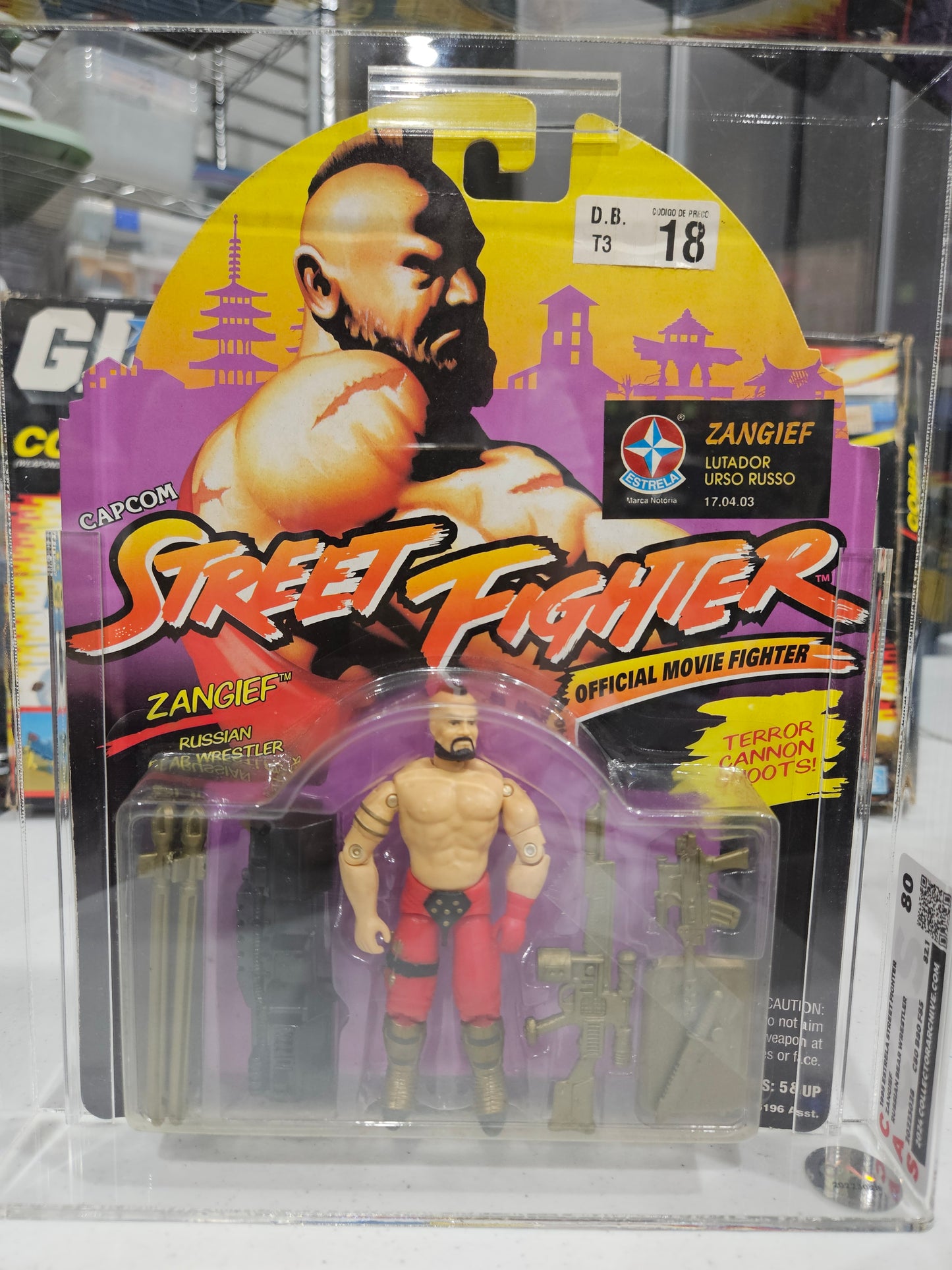 1995 Estrela Street Fighter Zangief CAS 80