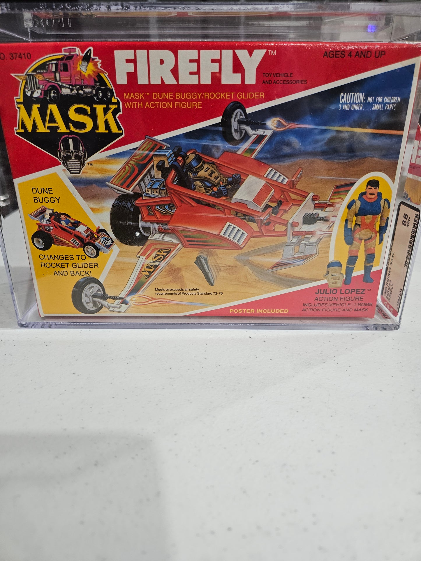 1986 Kenner MASK Firefly AFA 85 NM+