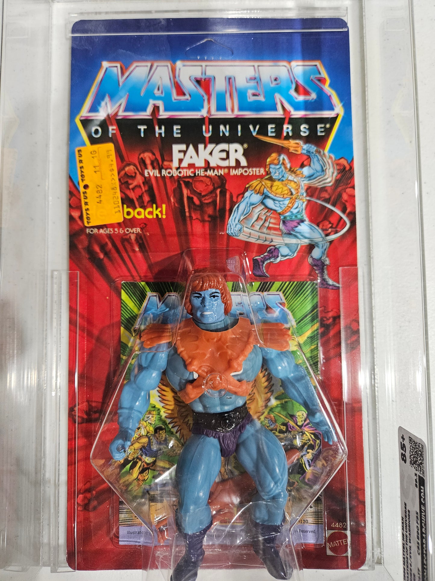 1986 Mattel MOTU Faker CAS 85+