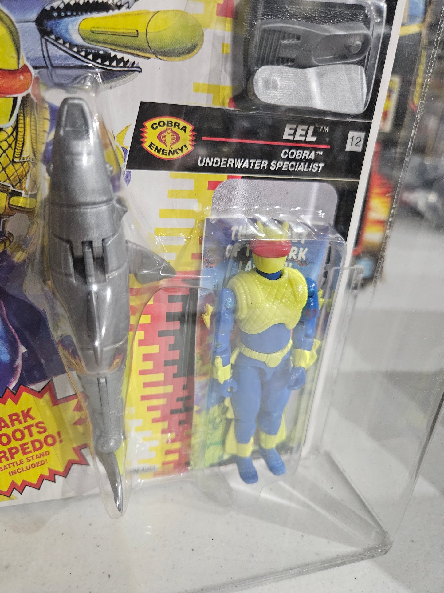 1992 Hasbro GI Joe Eel AFA 75