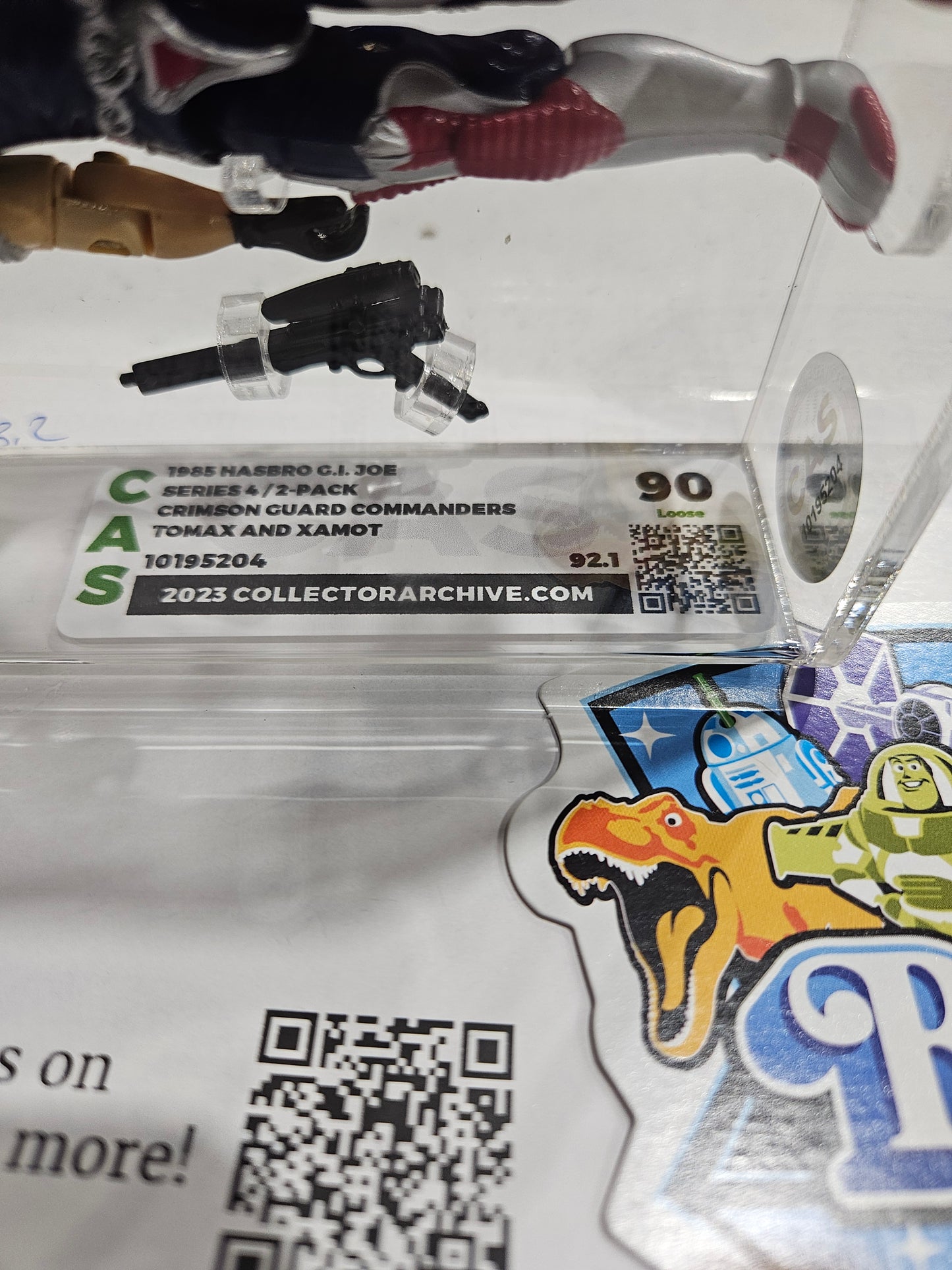 1985 Hasbro GI Joe Crimson Guard Commanders CAS 90 Loose