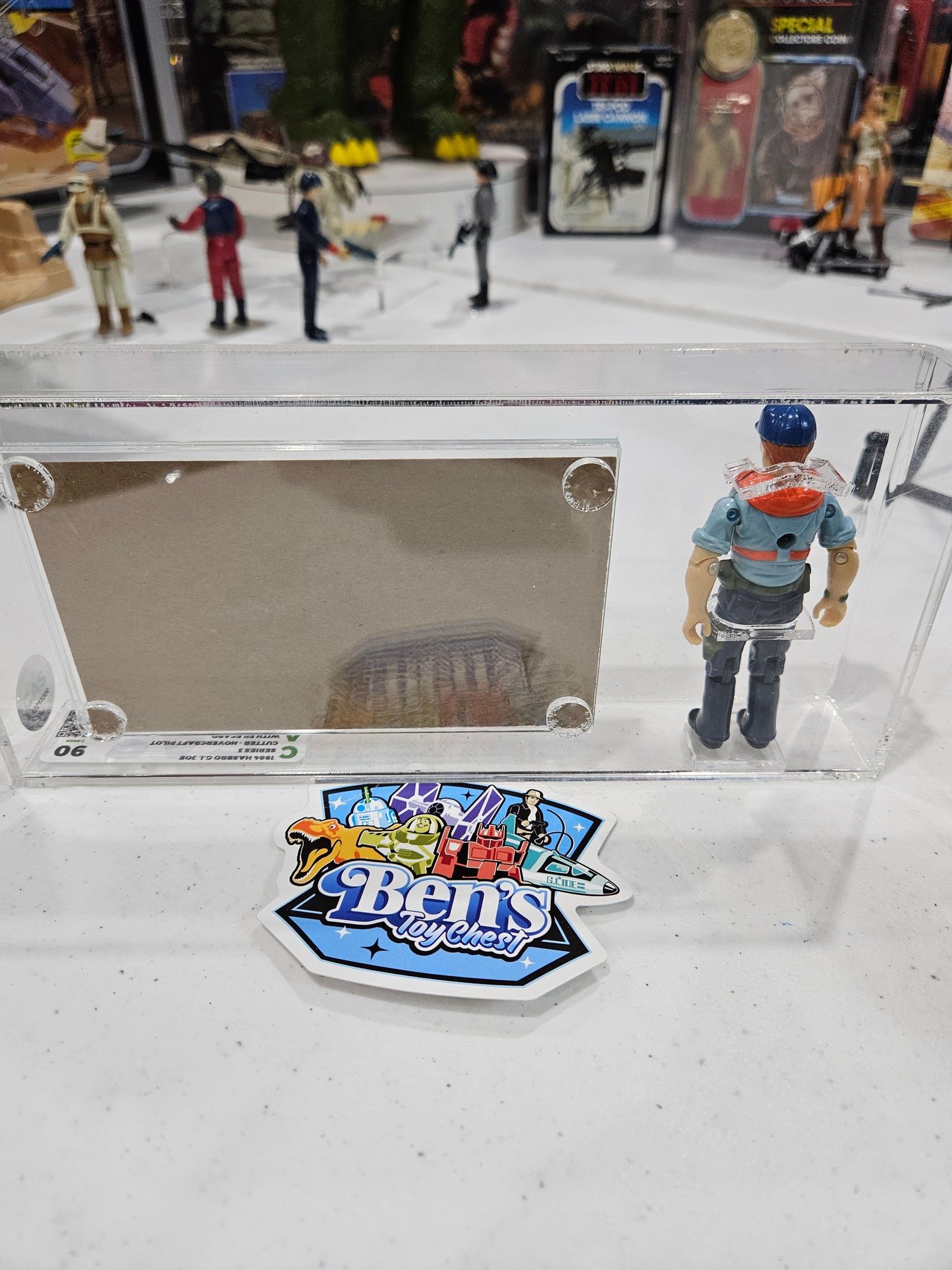 1984 Hasbro GI Joe Cutter Hovercraft Pilot CAS 90