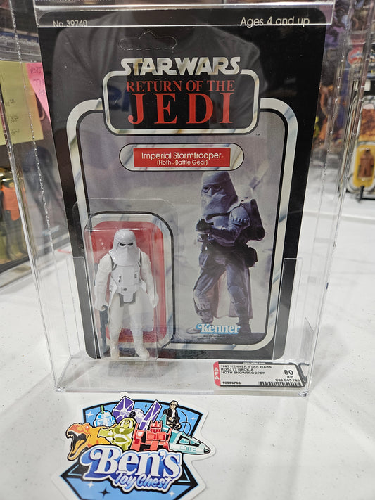 1983 Kenner Star Wars ROTJ Hoth Snowtrooper AFA 80 NM