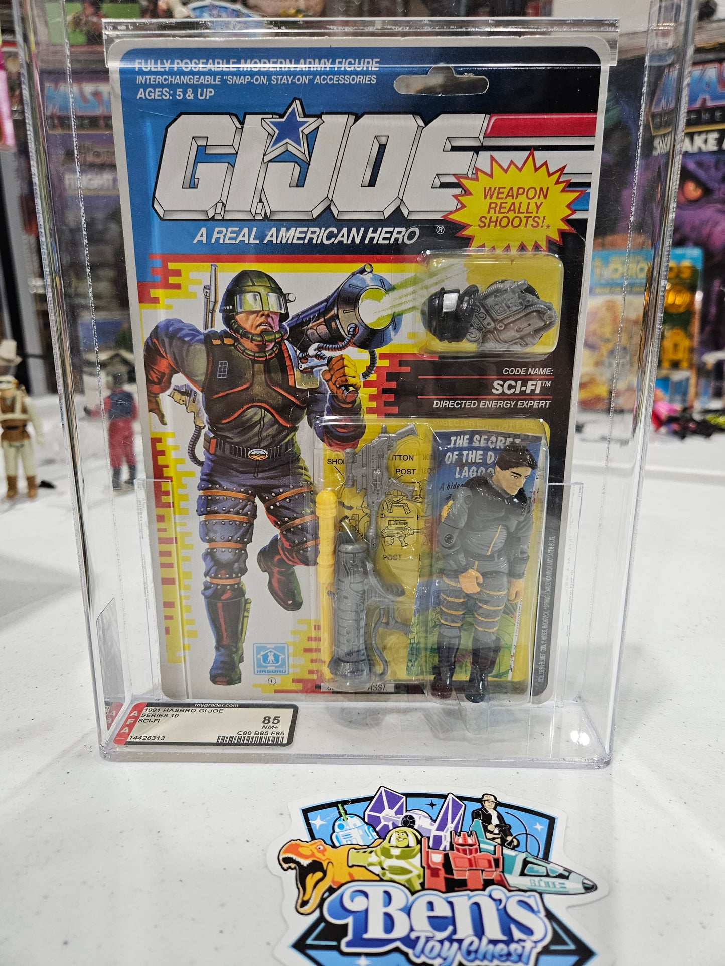 1991 Hasbro GI Joe Sci-Fi AFA 85 NM+