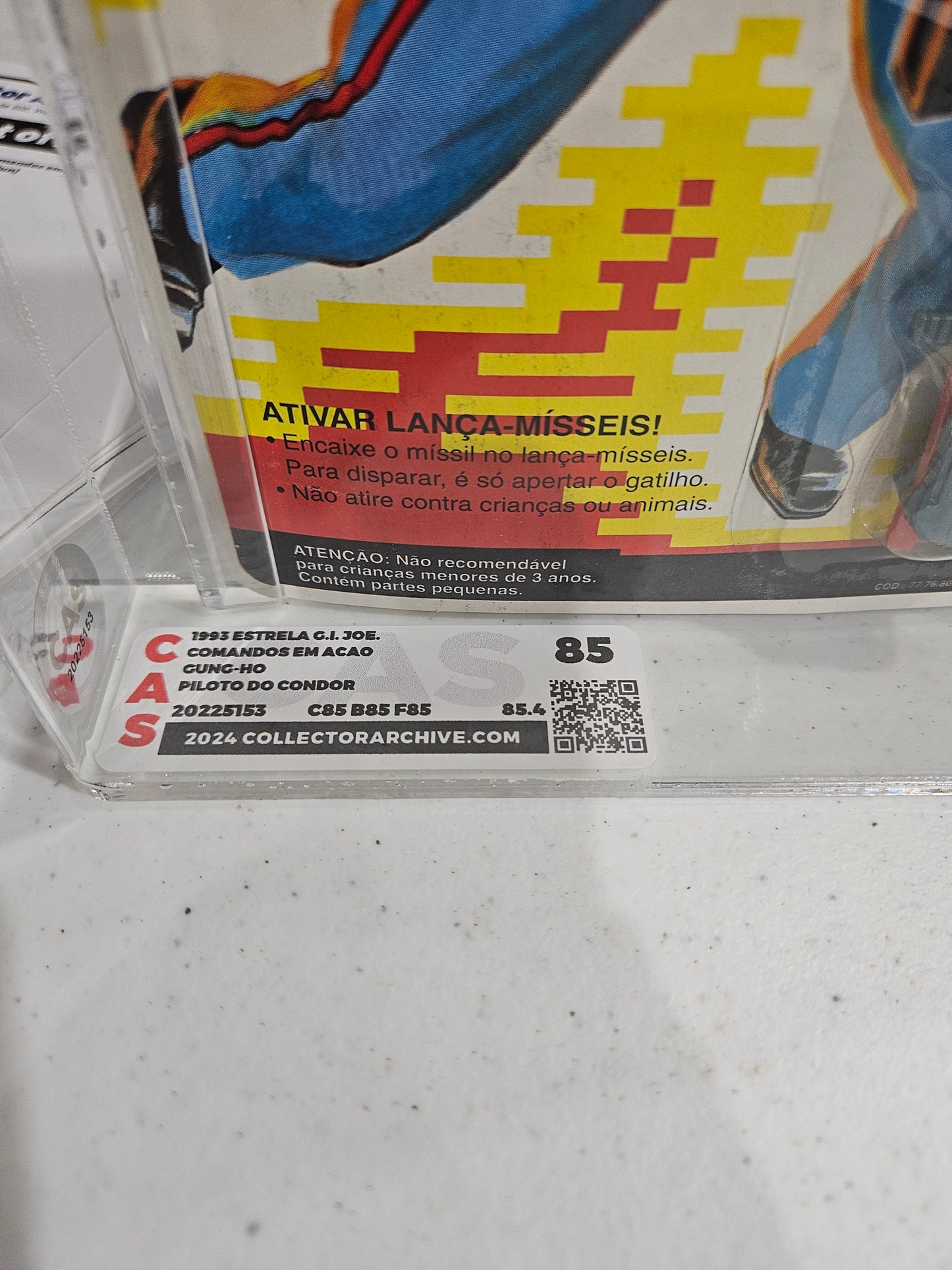 1993 Estrela GI Joe Comandos Em Acao Gung-Ho CAS 85