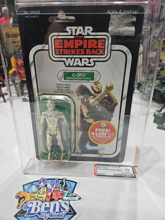 1982 Kenner Star Wars C-3PO (Removable Limbs) AFA 70 Y-EX+