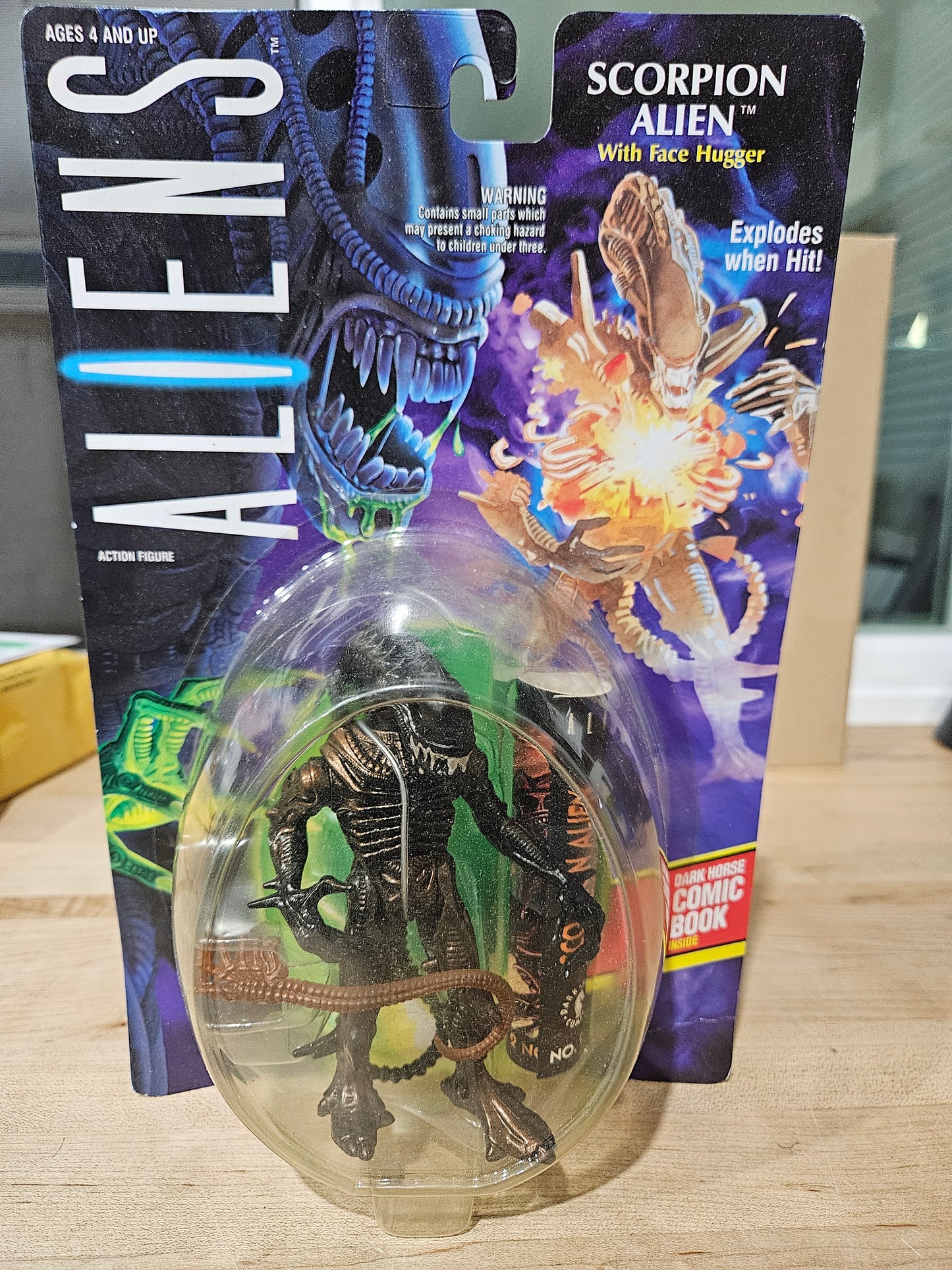 Scorpion Alien with Face Hugger Aliens