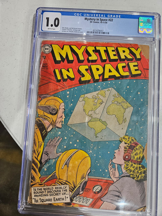 1954 DC Mystery In Space #22 CGC 1.0