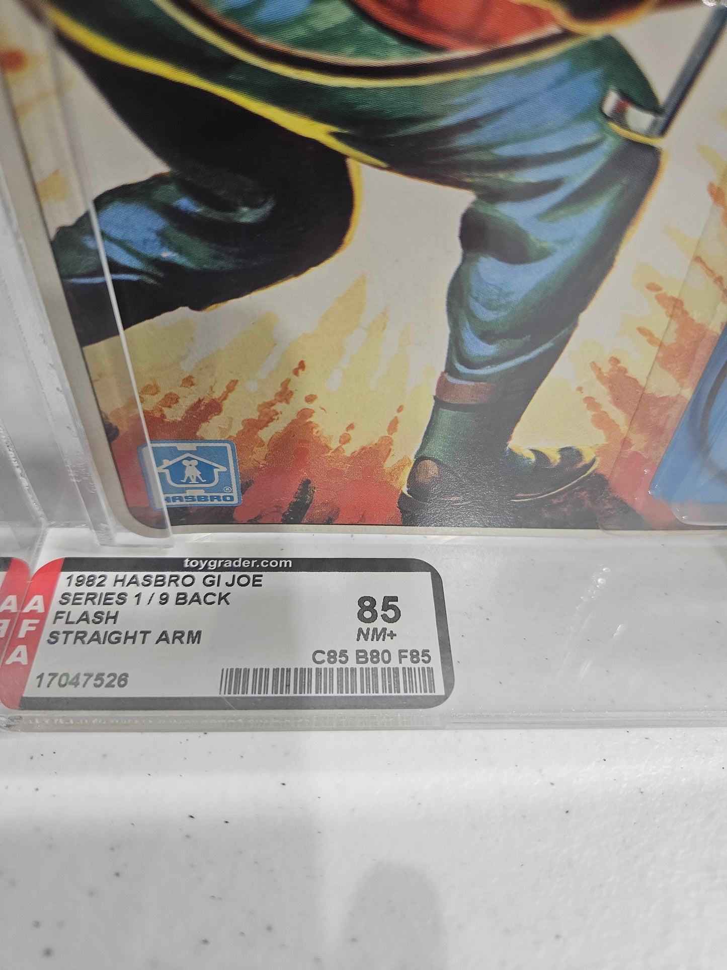 1982 Hasbro GI Joe Flash Straight Arm AFA 85 NM+