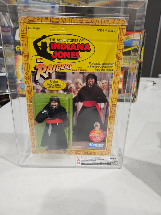 1982 Kenner Indiana Jones Cairo Swordsman CAS 65+