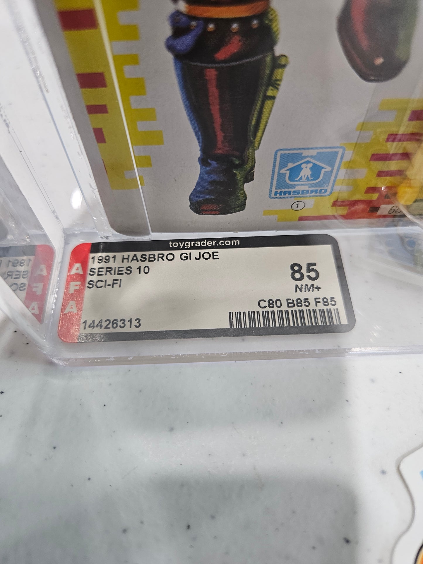 1991 Hasbro GI Joe Sci-Fi AFA 85 NM+