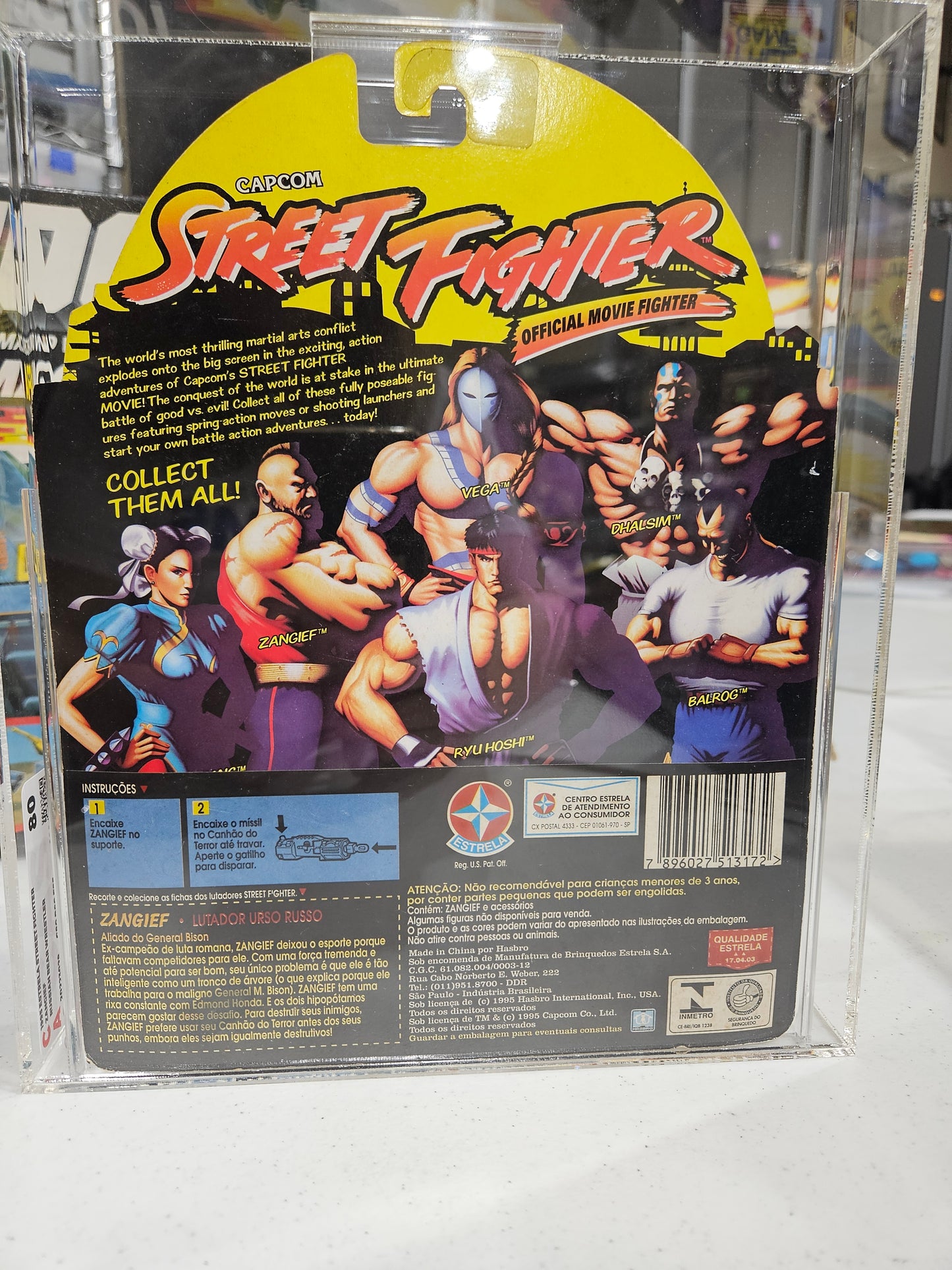 1995 Estrela Street Fighter Zangief CAS 80