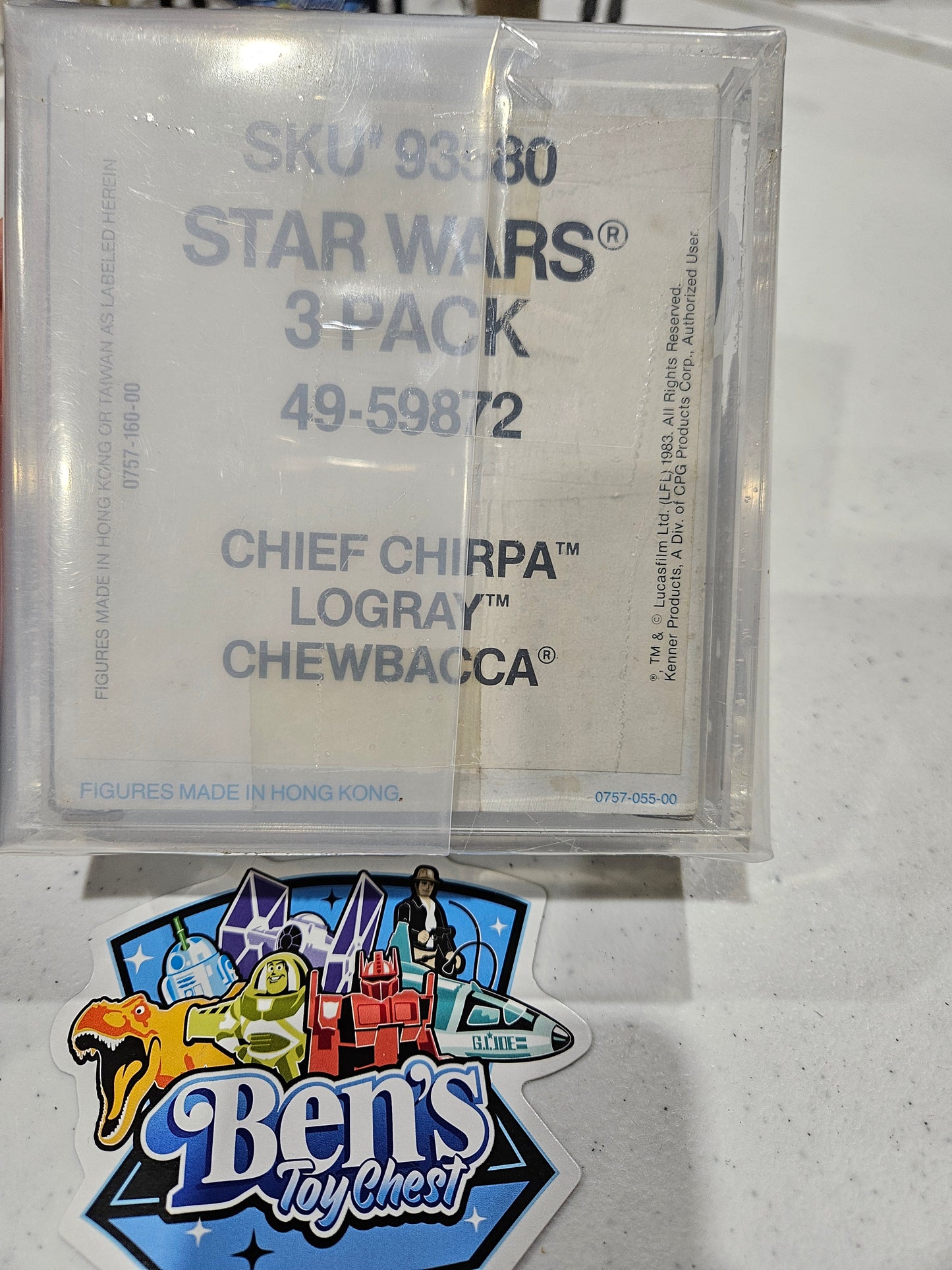 1983 Kenner Star Wars Dept Store 3-Pack CAS 80