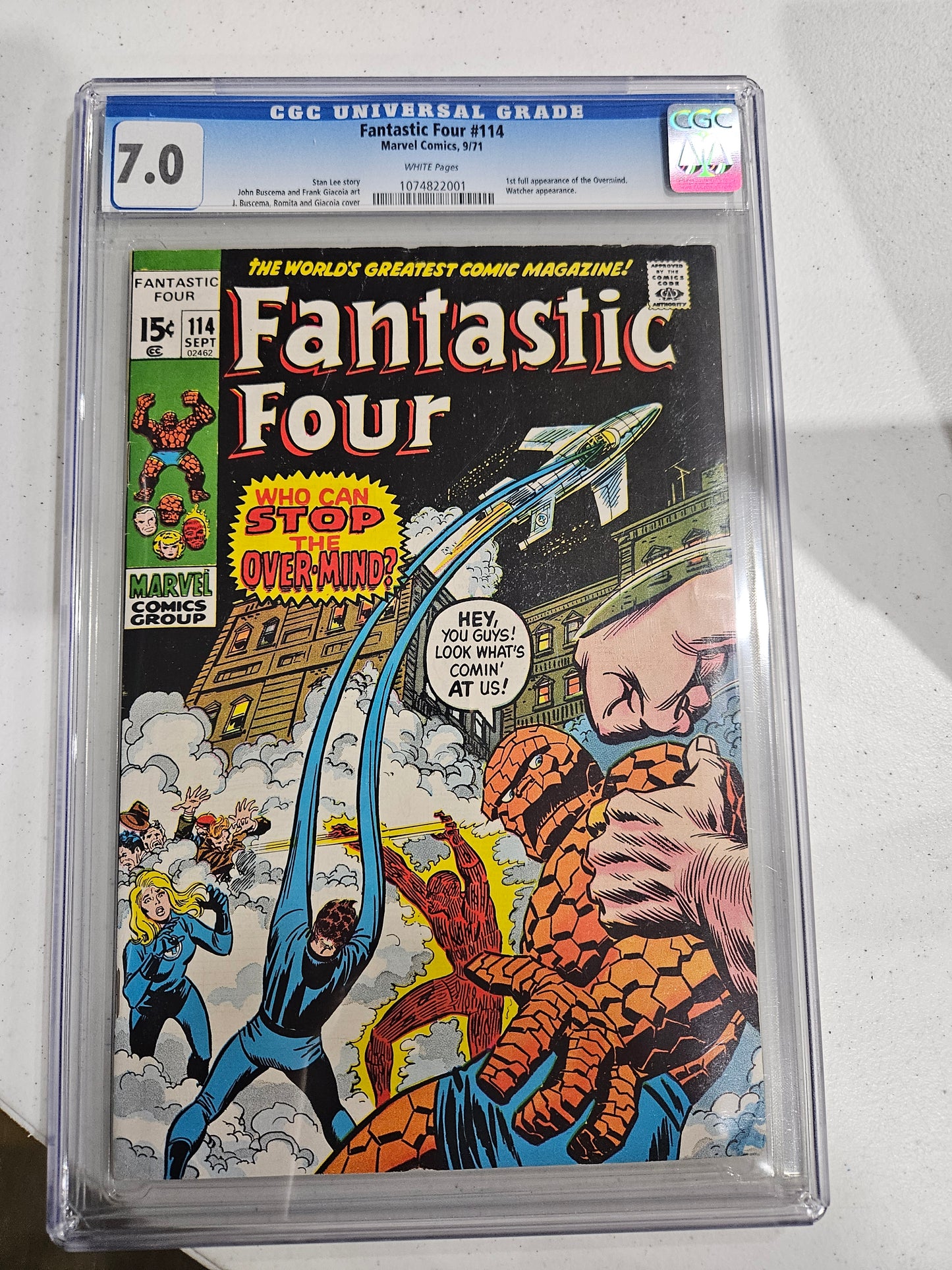 1971 Marvel Fantastic Four #114 CGC 7.0