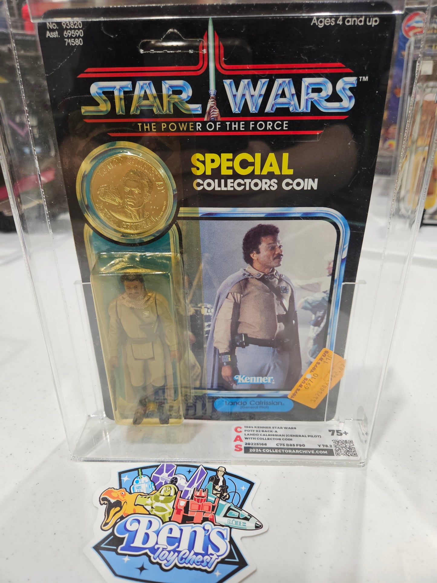 1984 Kenner Star Wars POTF Lando Calrissian (General Pilot)